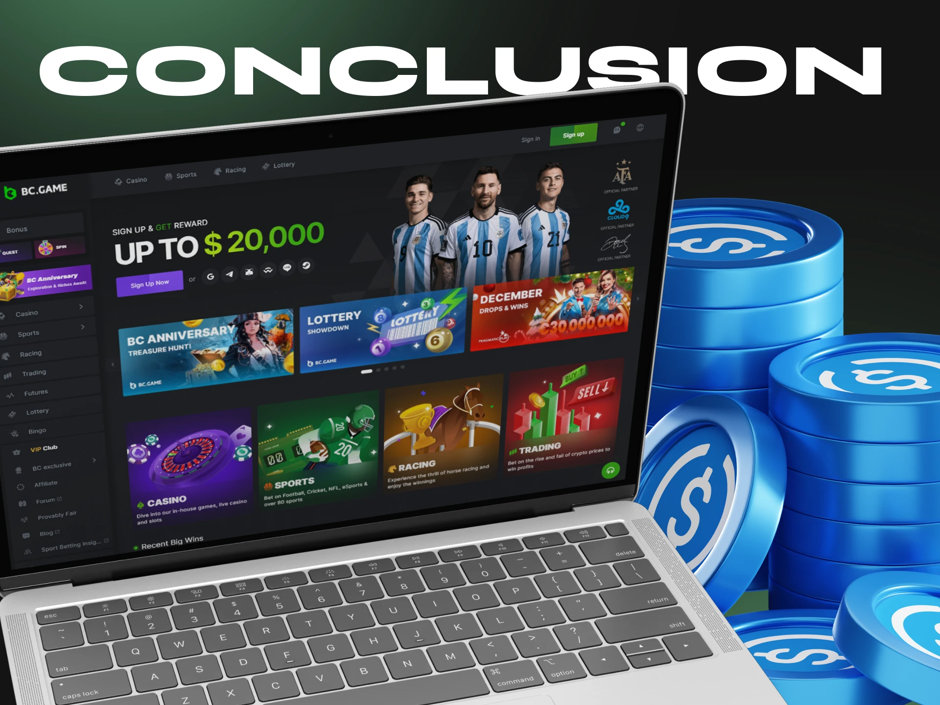 Try BC.Game crypto casino to see if it's right for you.