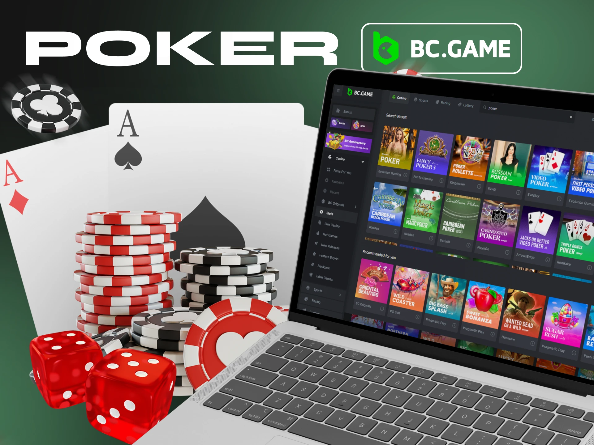 If you are a poker fan, try playing at BC.Game.