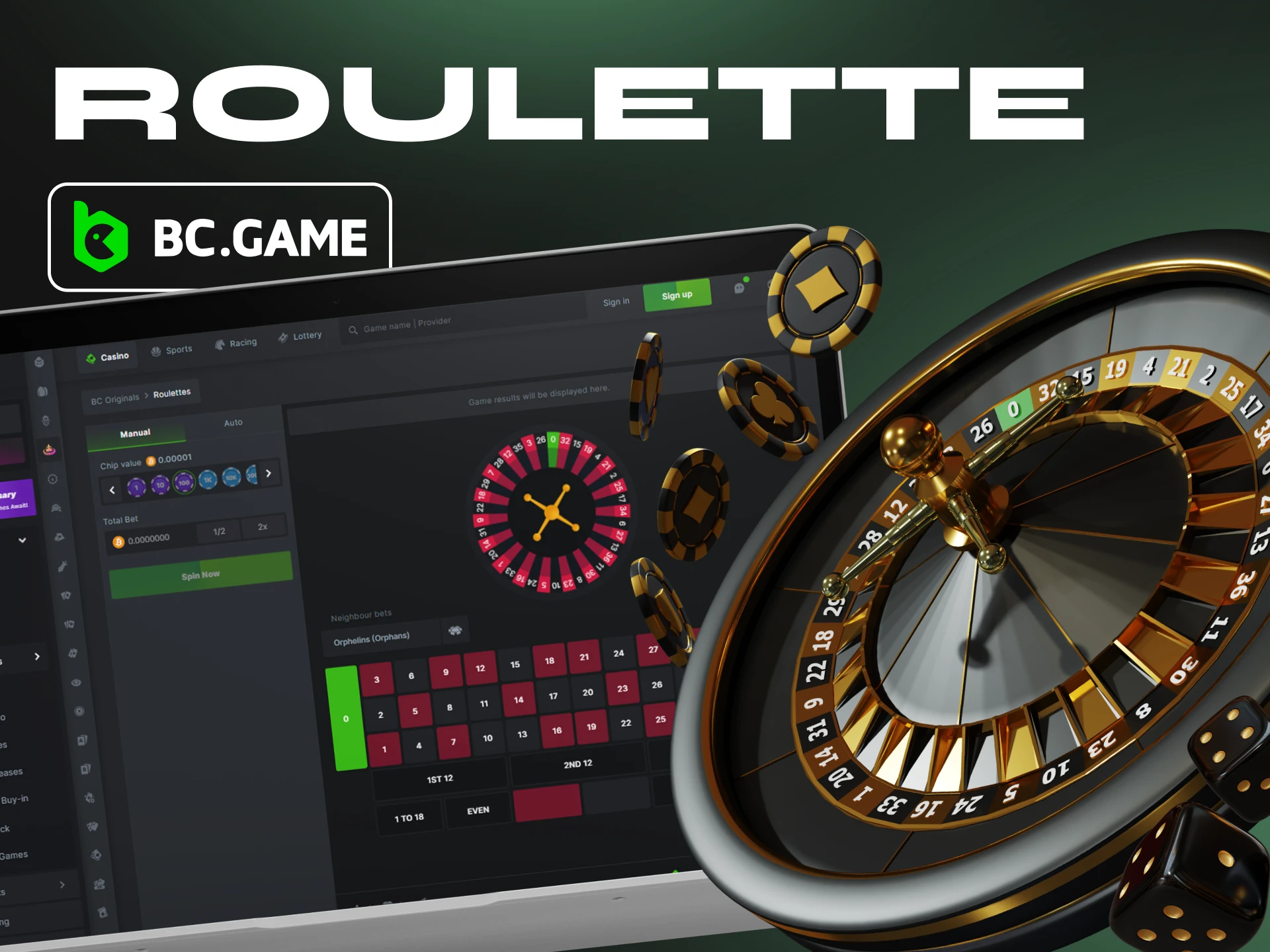 BC.Game offers many roulette games.