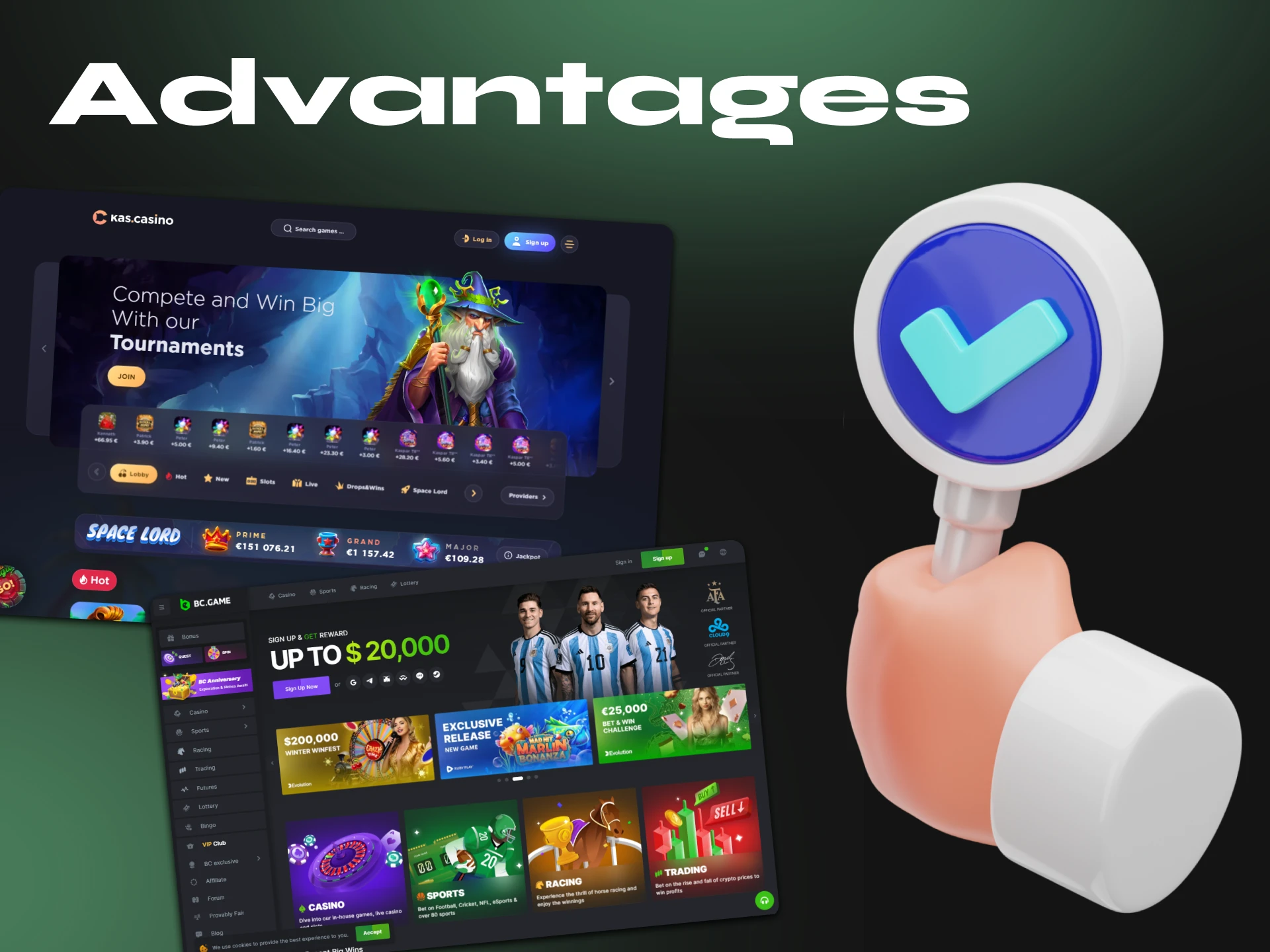 Find out what advantages a crypto casino has over a traditional online casino.