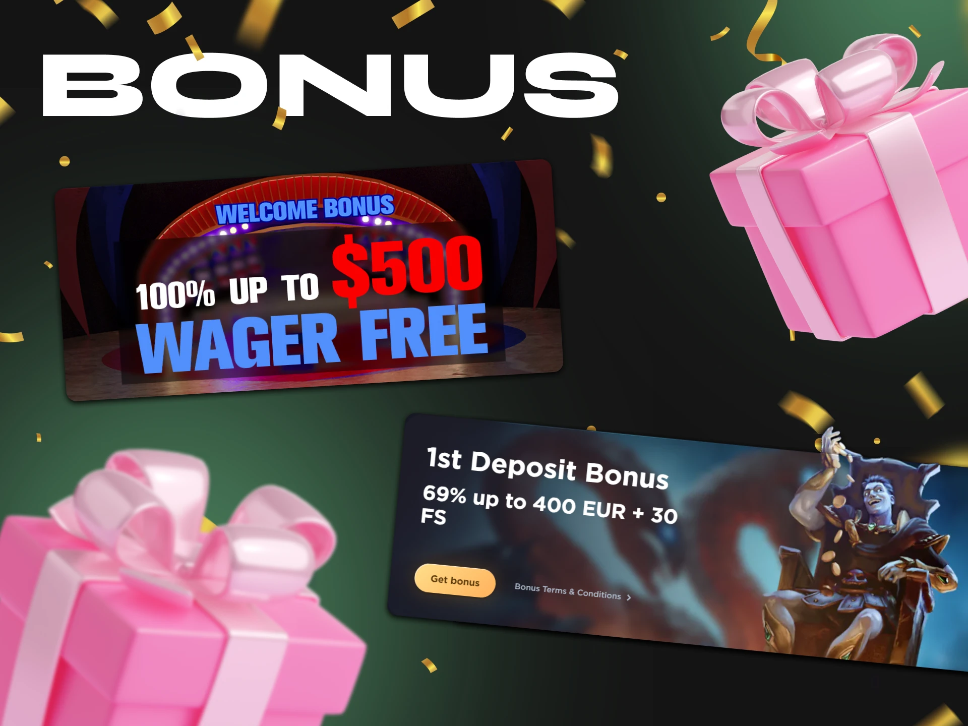 Crypto casinos offer profitable bonuses for their users and newcomers.