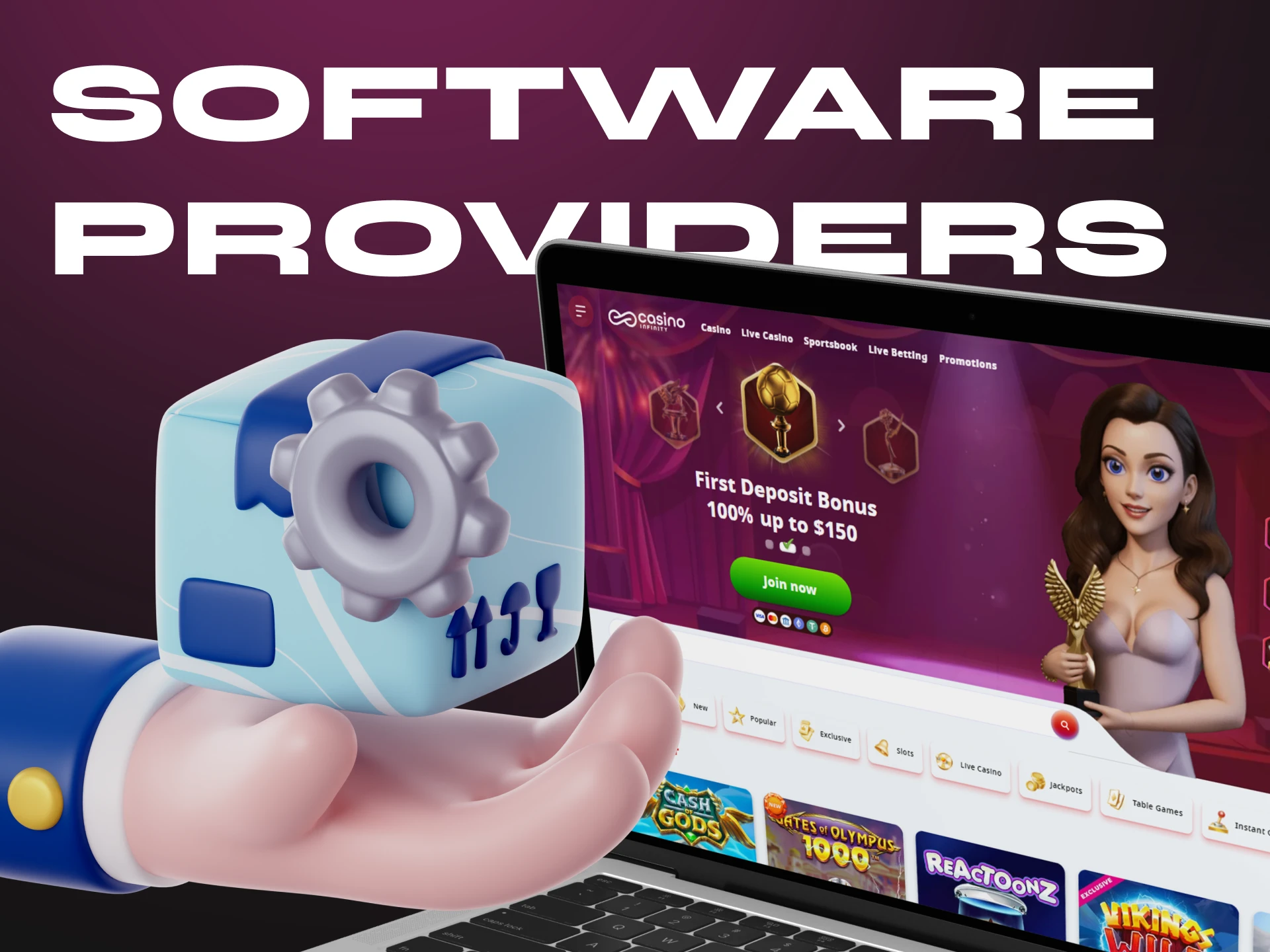 Here is a list of Casino Infinity software providers.