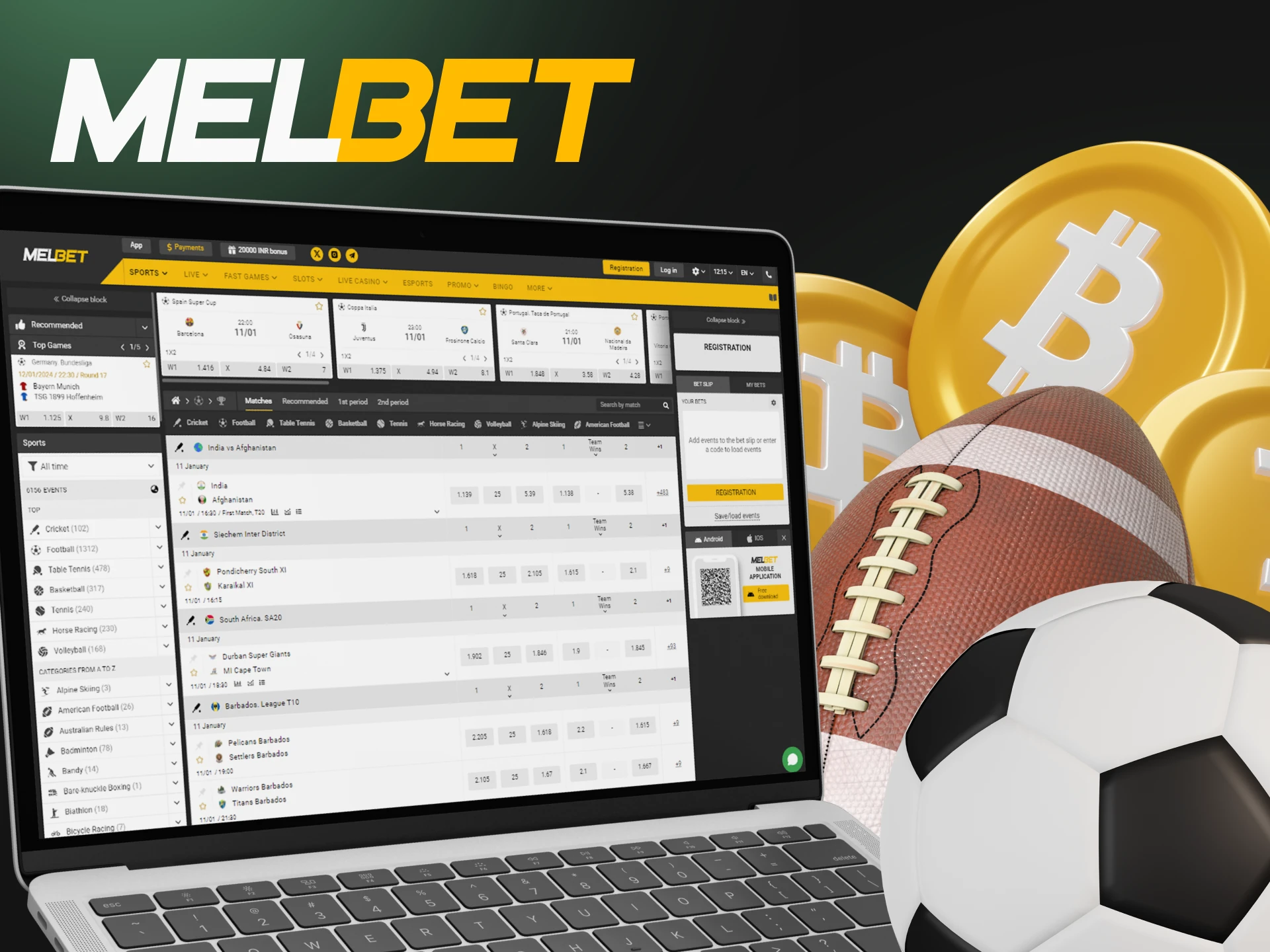 Try betting on Melbet using cryptocurrency.