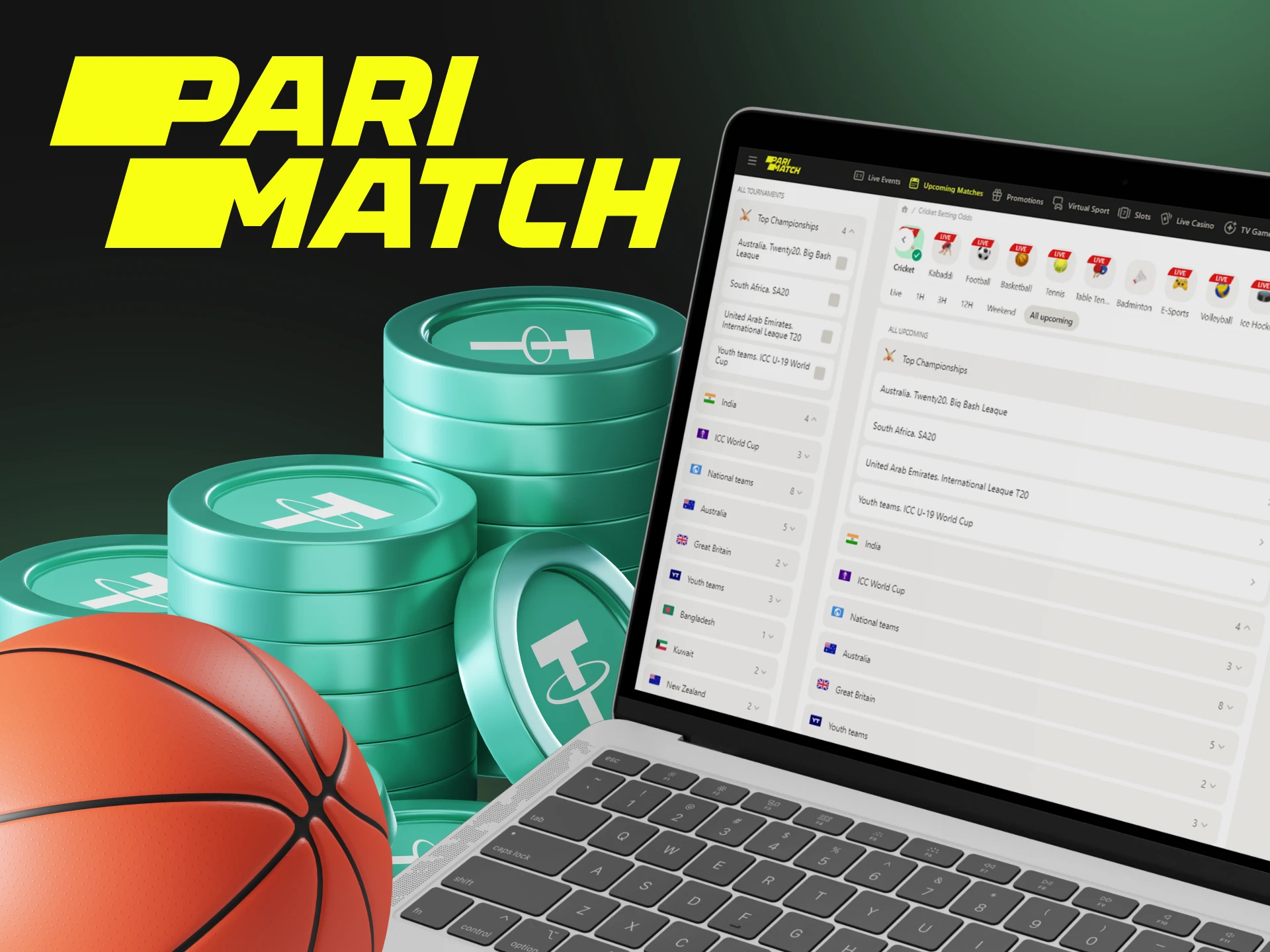 Parimatch is one of the most popular casinos where you can bet with cryptocurrency.