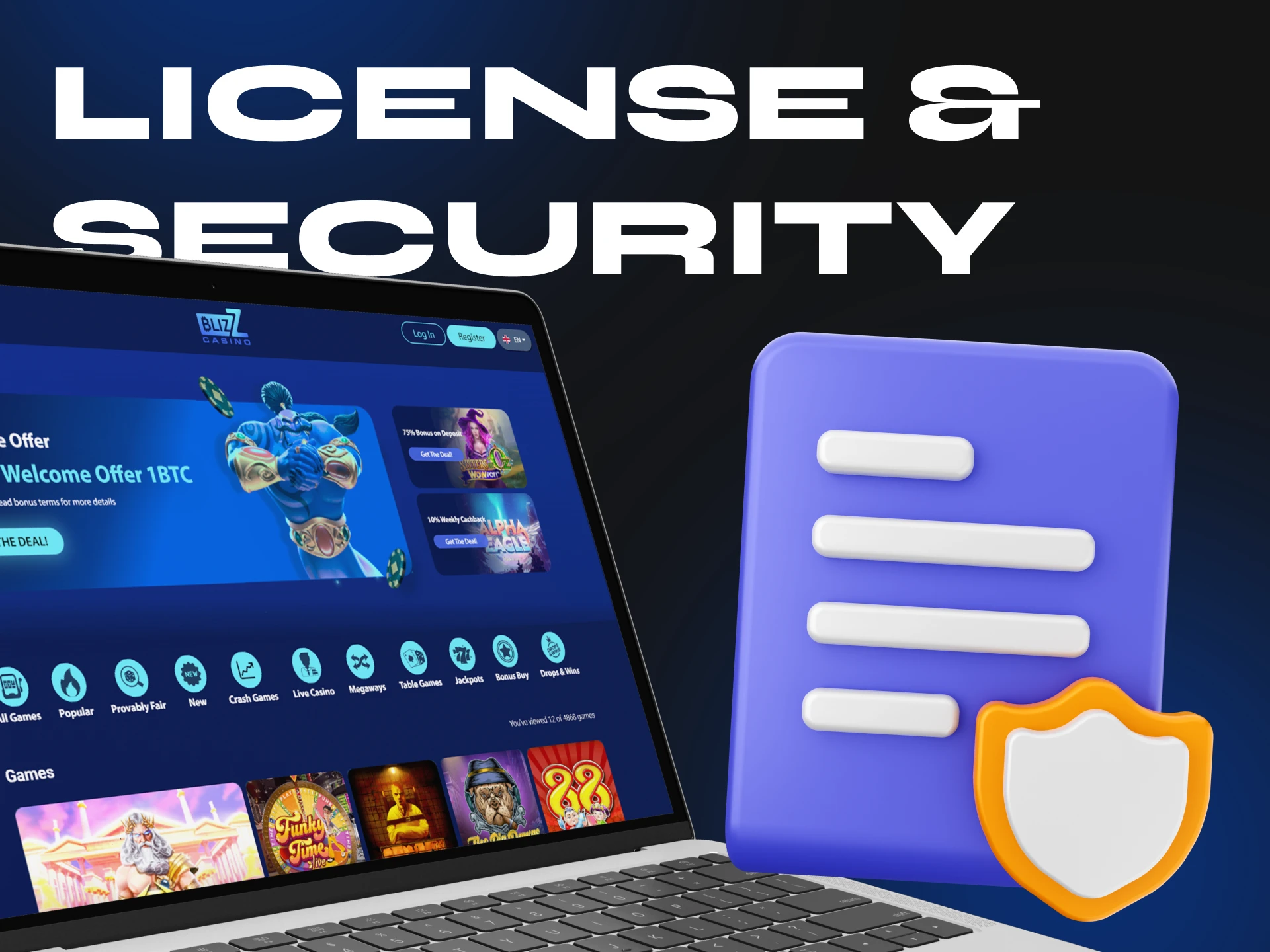 Blizz Casino is licensed and absolutely safe for its users.