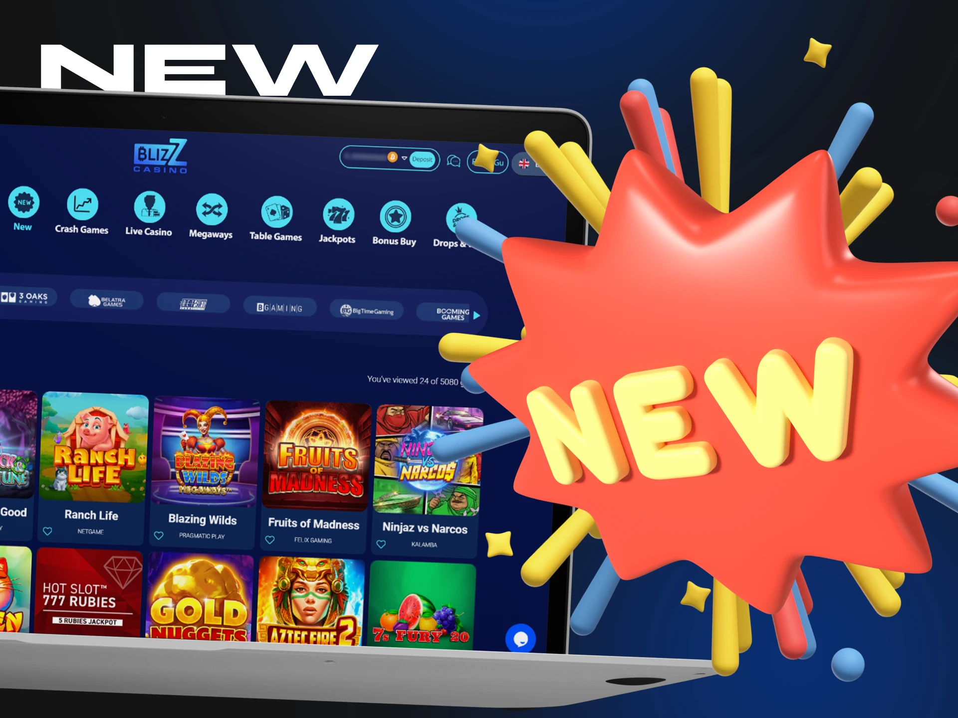 If you want to find new casino games, check out Blizz Casino.