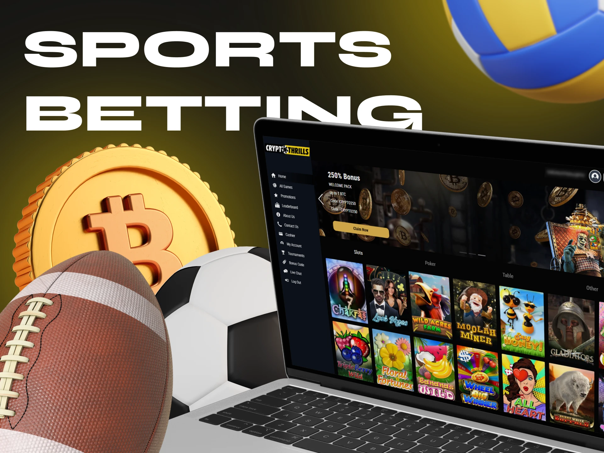 Cryptothrills Casino does not have a sports betting section.