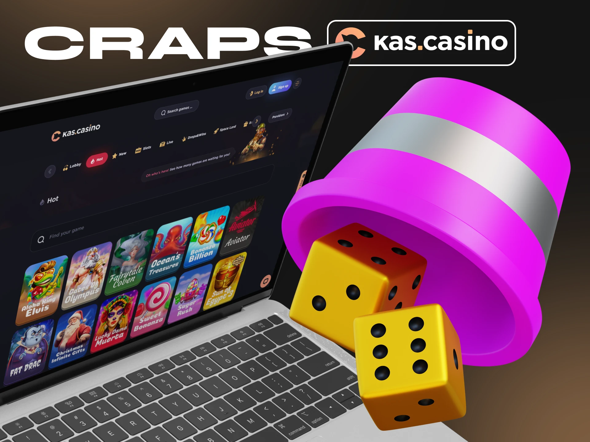 If you are a craps lover, try playing at Kas Casino.