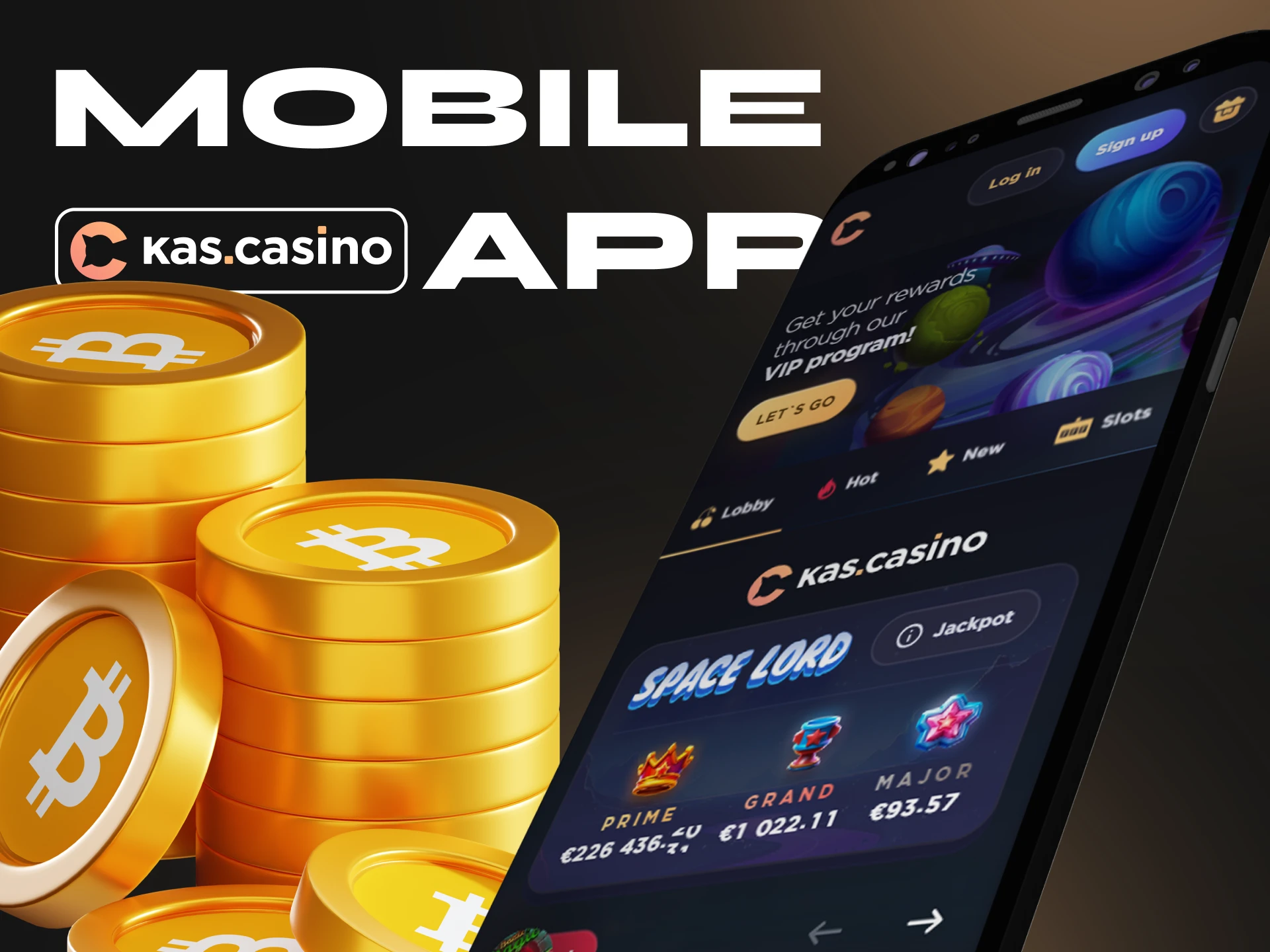 Play Kas Casino games directly from your phone.