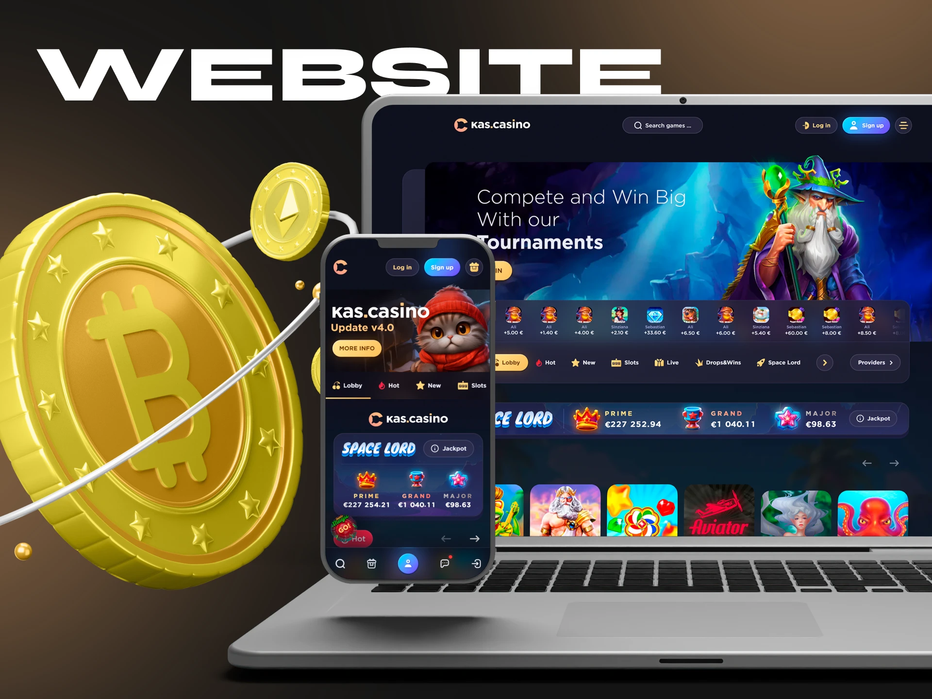 Kas Casino's user-friendly website ensures an enjoyable gaming experience.
