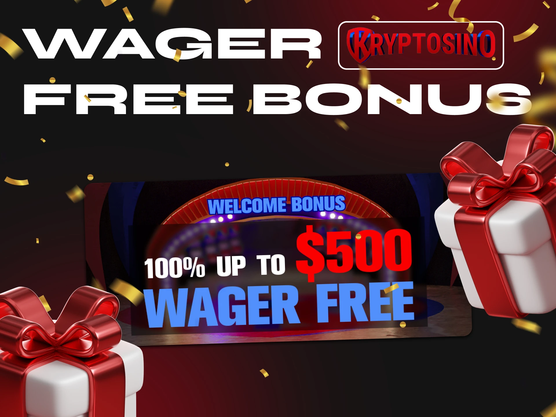 Make your first deposit on Kryptosino Casino and receive a welcome bonus.