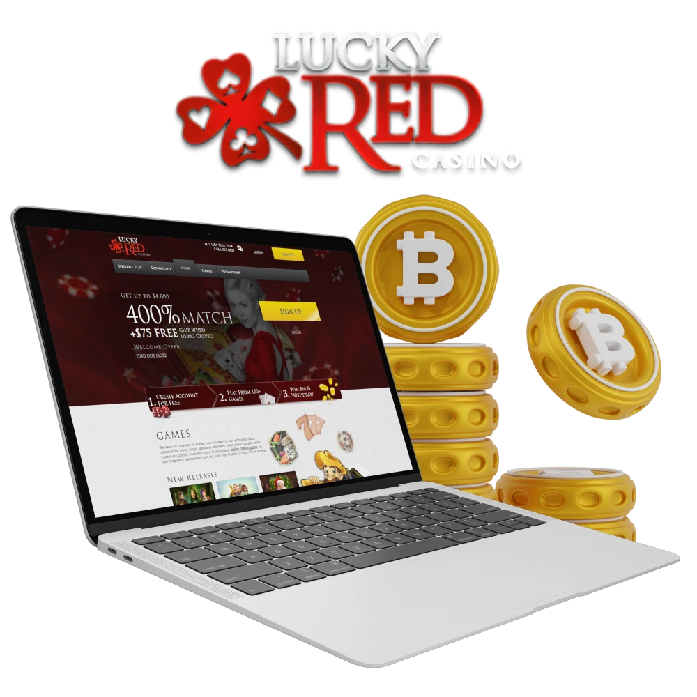 Play casino games with cryptocurrency at LuckyRed Casino.