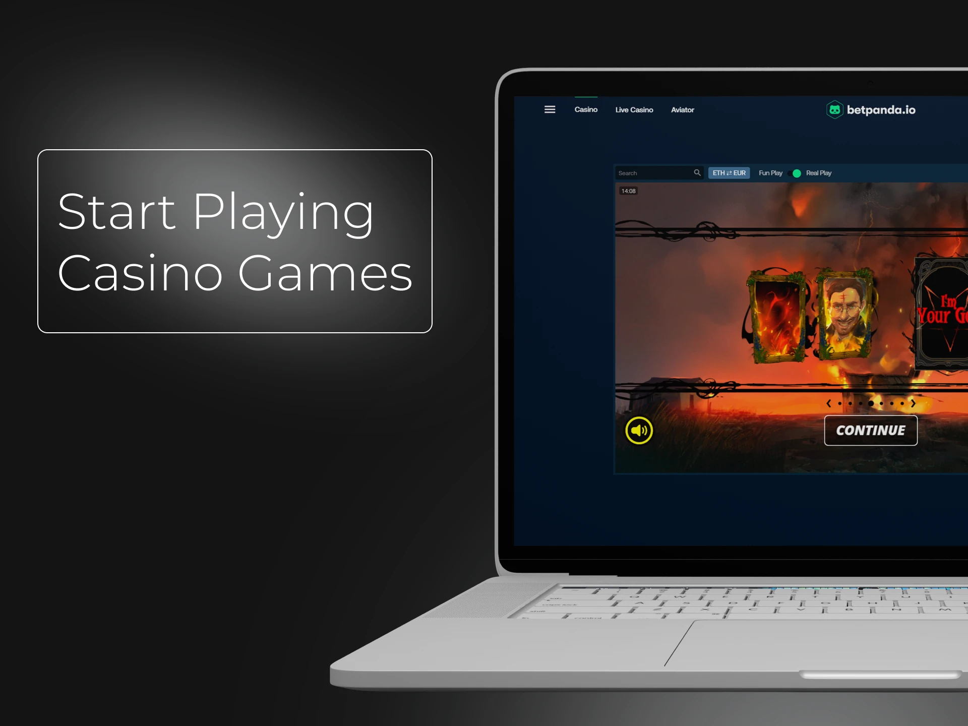 Play at Ethereum Casino and win big.