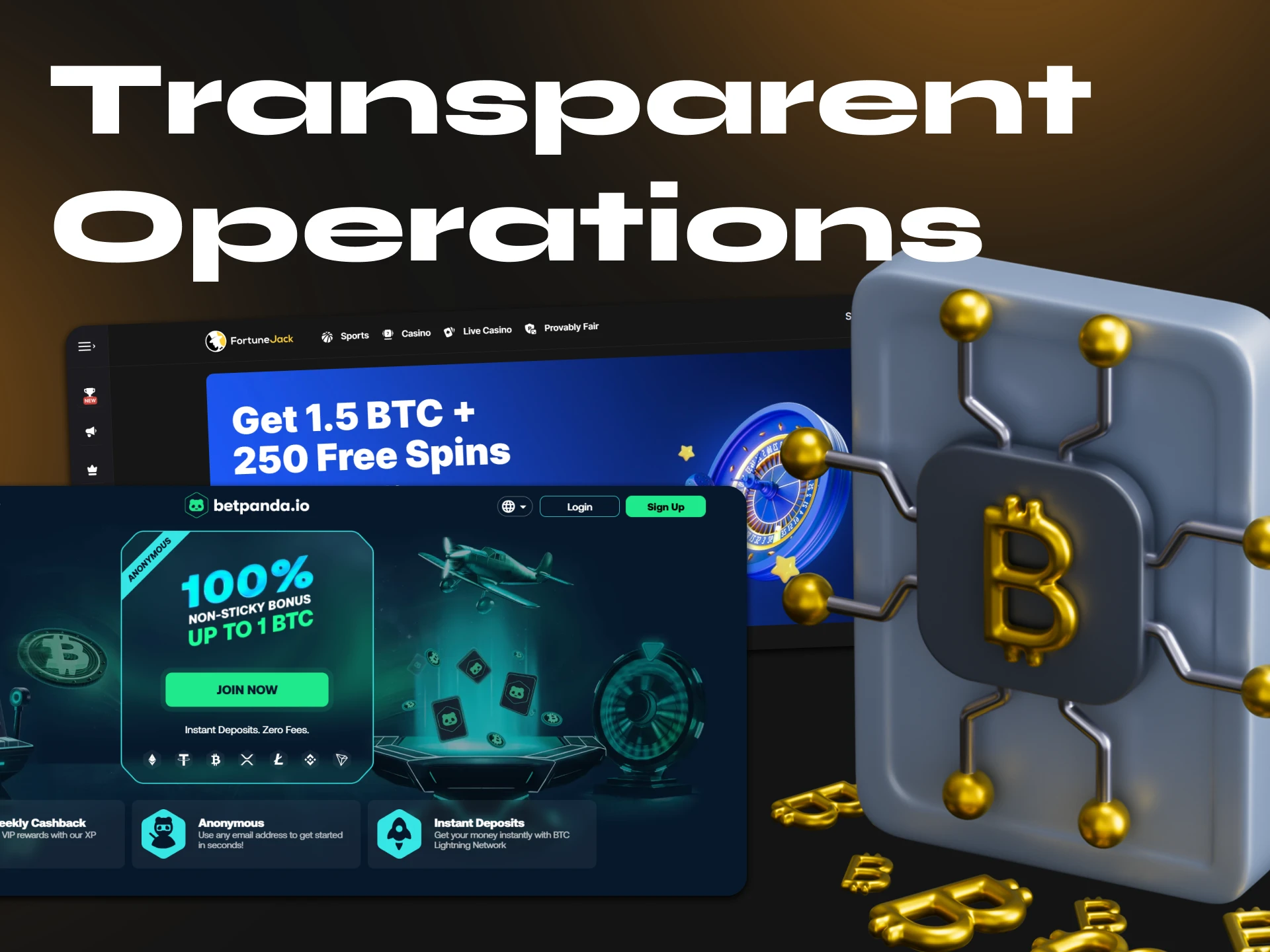 Bitcoin Cash casinos guarantee you the security of your transactions.