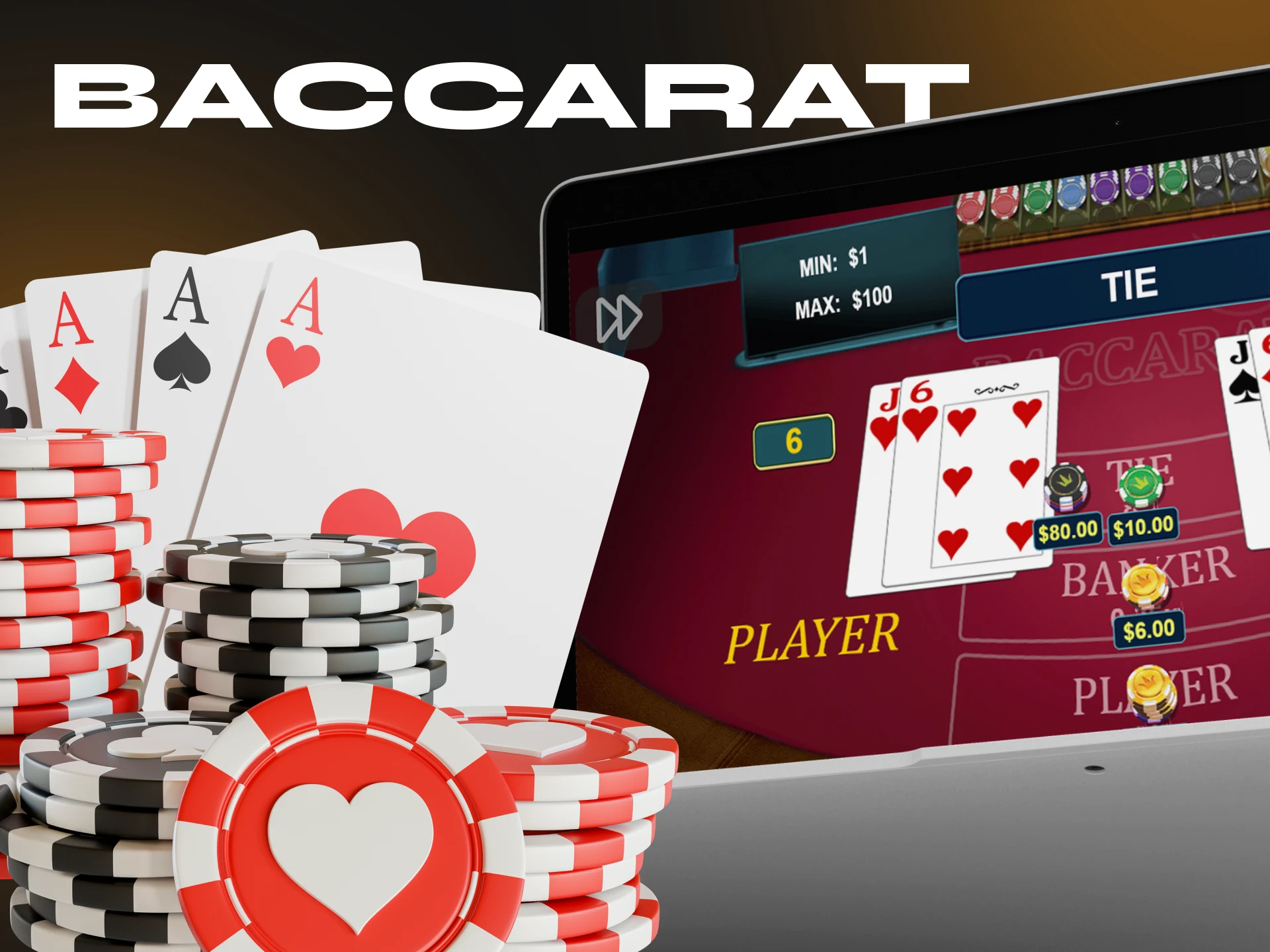 At Bitcoin Cash casinos you can play baccarat.