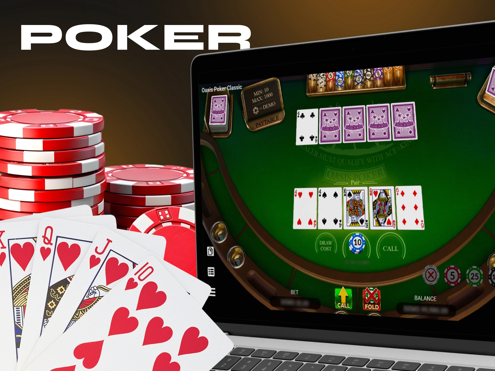 Play Poker at Bitcoin Cash casino.