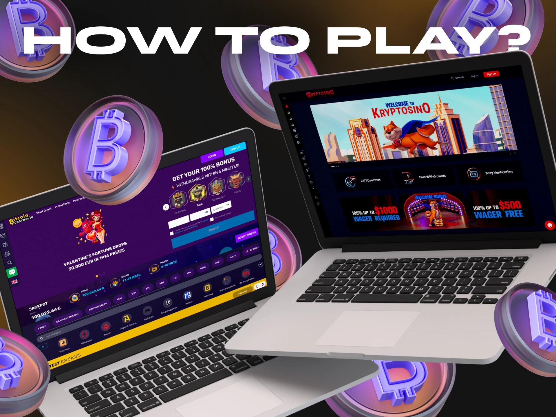 Here's a step-by-step guide on how to play at Bitcoin Cash casino.