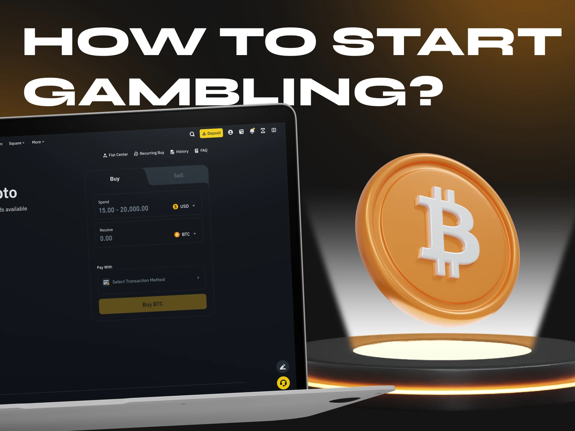 Follow these steps to start playing at Bitcoin Cash casino.
