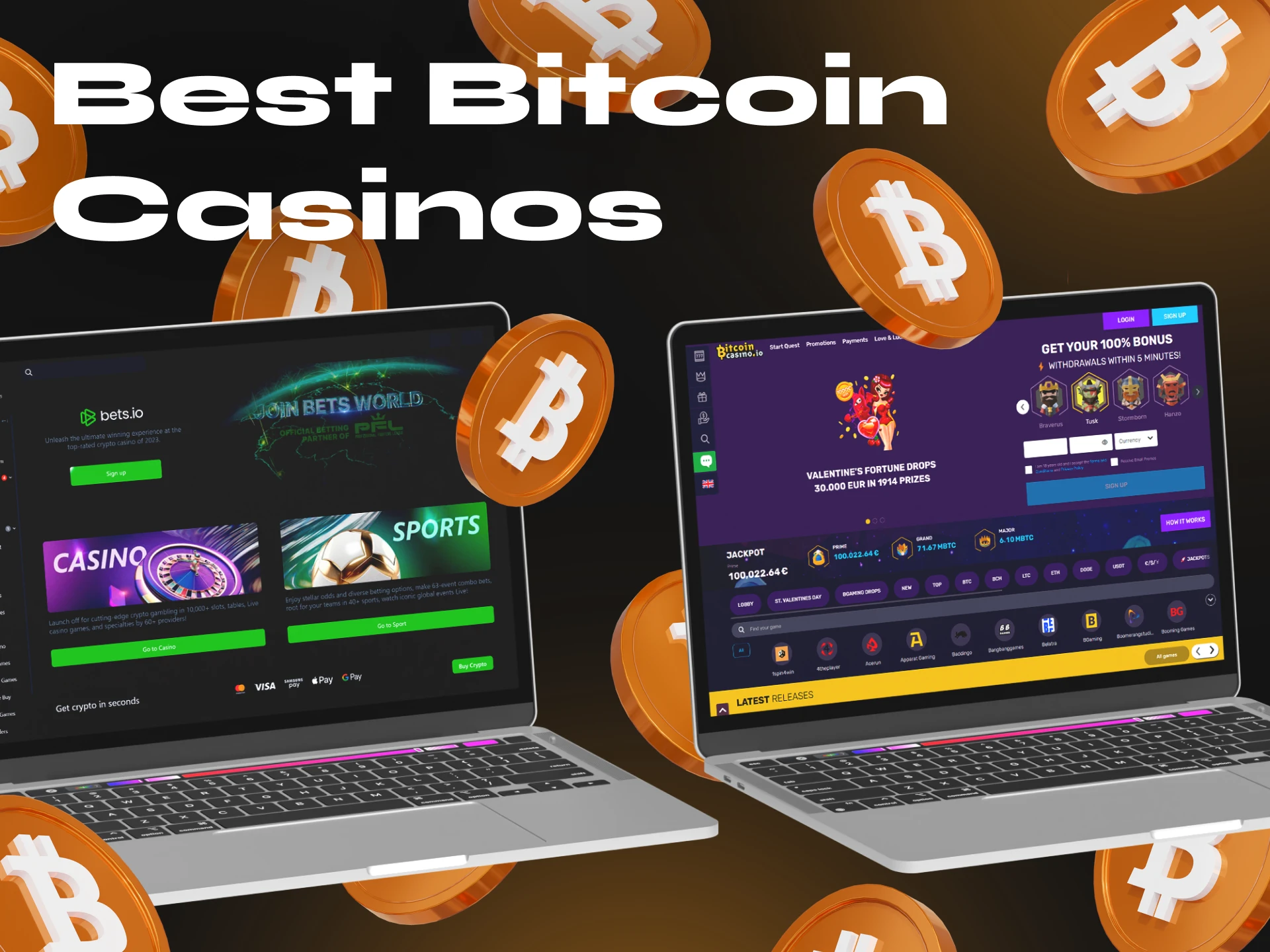 Here is a list of crypto casinos where you can play with Bitcoin Cash.