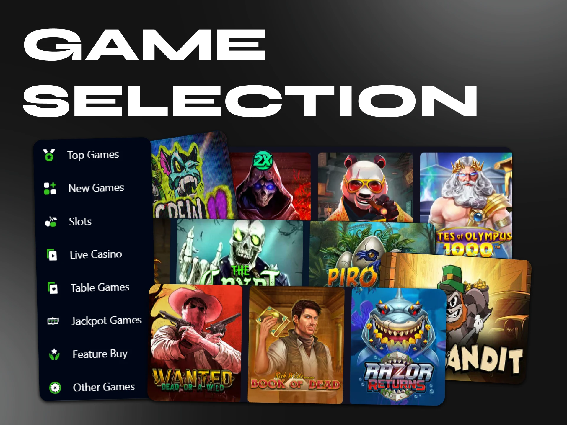 Ethereum casinos offer a variety of games, from table games to slots.