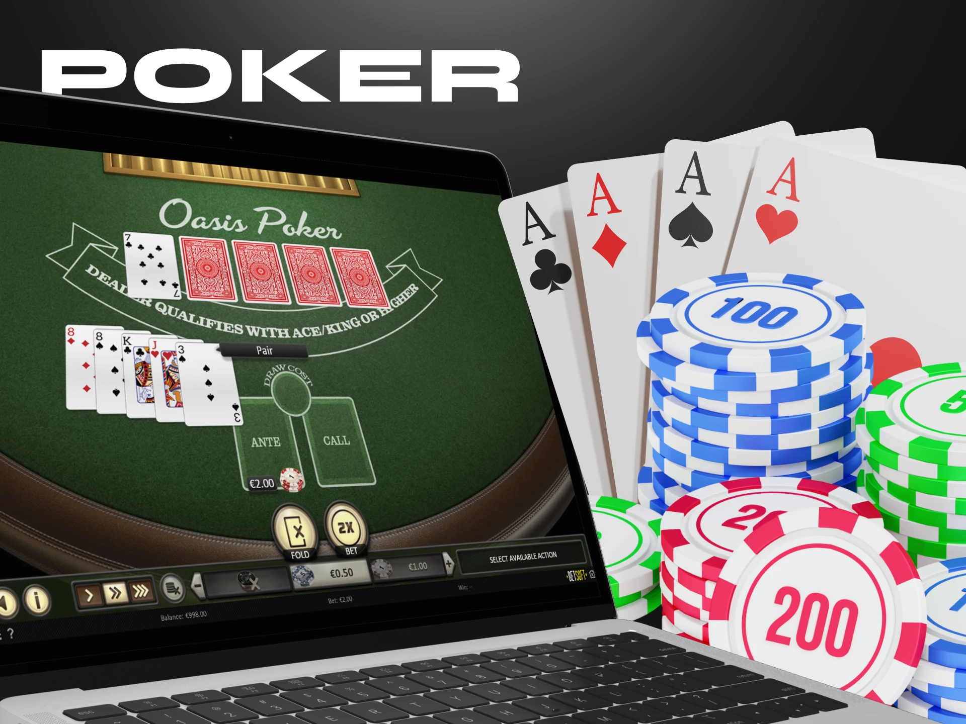 Play casino poker using Ethereum.