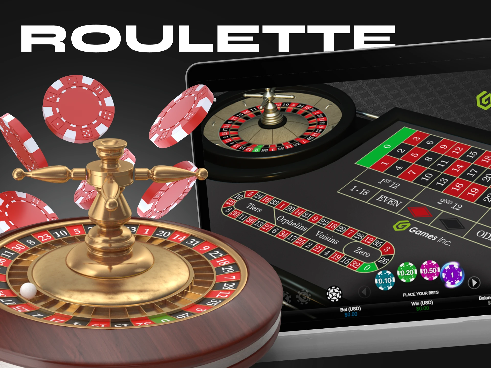 Roulette is a classic casino game, try it at Ethereum casino.