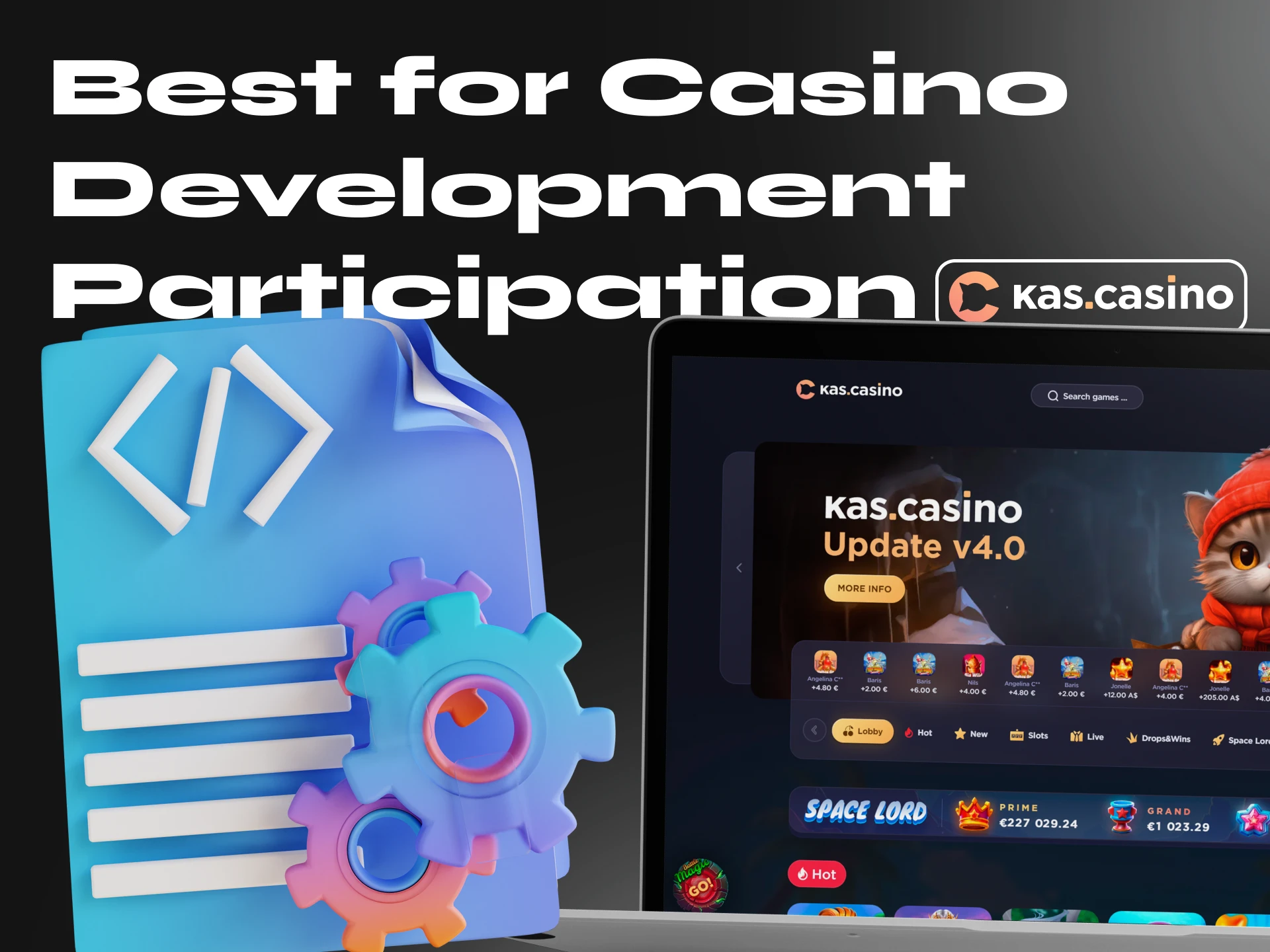 Kas Casino players participate in the development of new features for the casino.