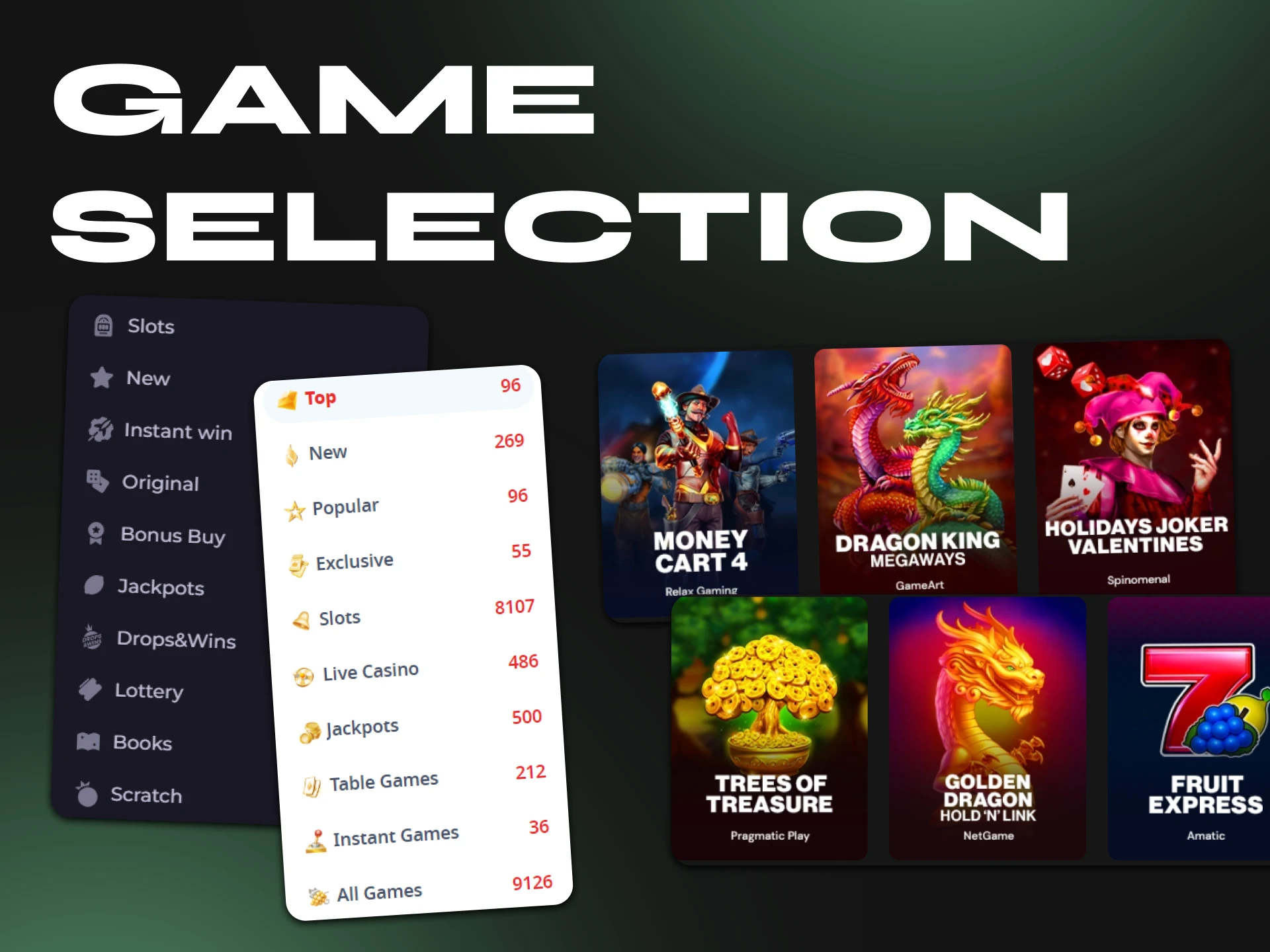 At Tether Casino you will find a large section of various games such as slots, table games, live casino, etc.