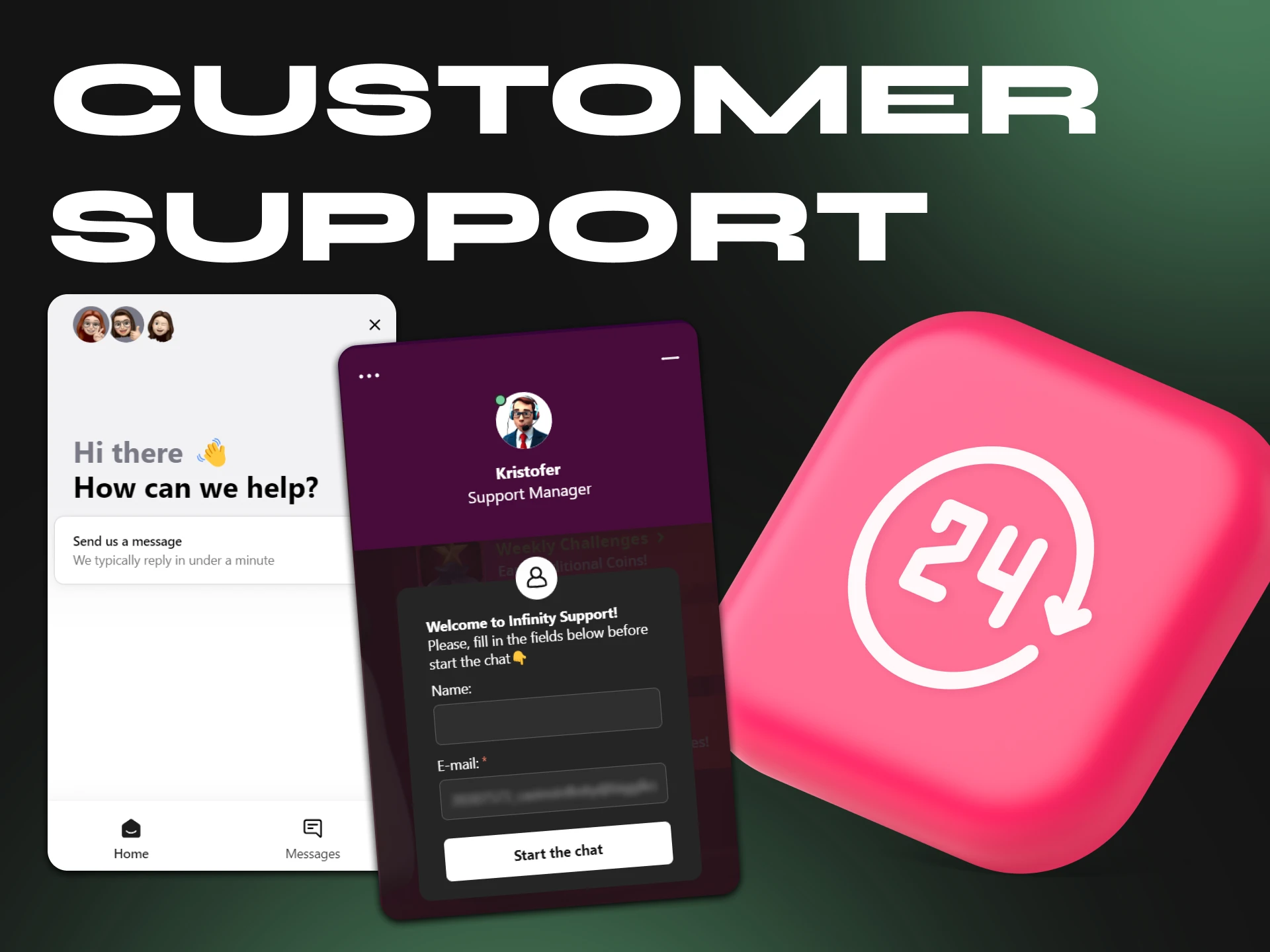 If you encounter any problems, you can contact Tether Casino support.