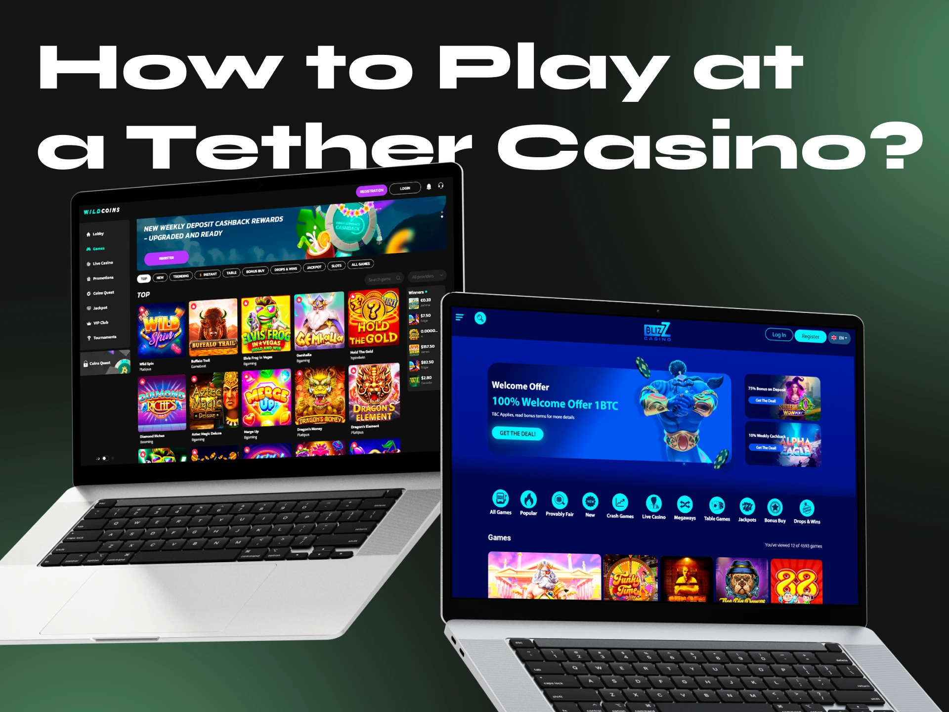 Read this guide to learn how to play at Tether Casino.
