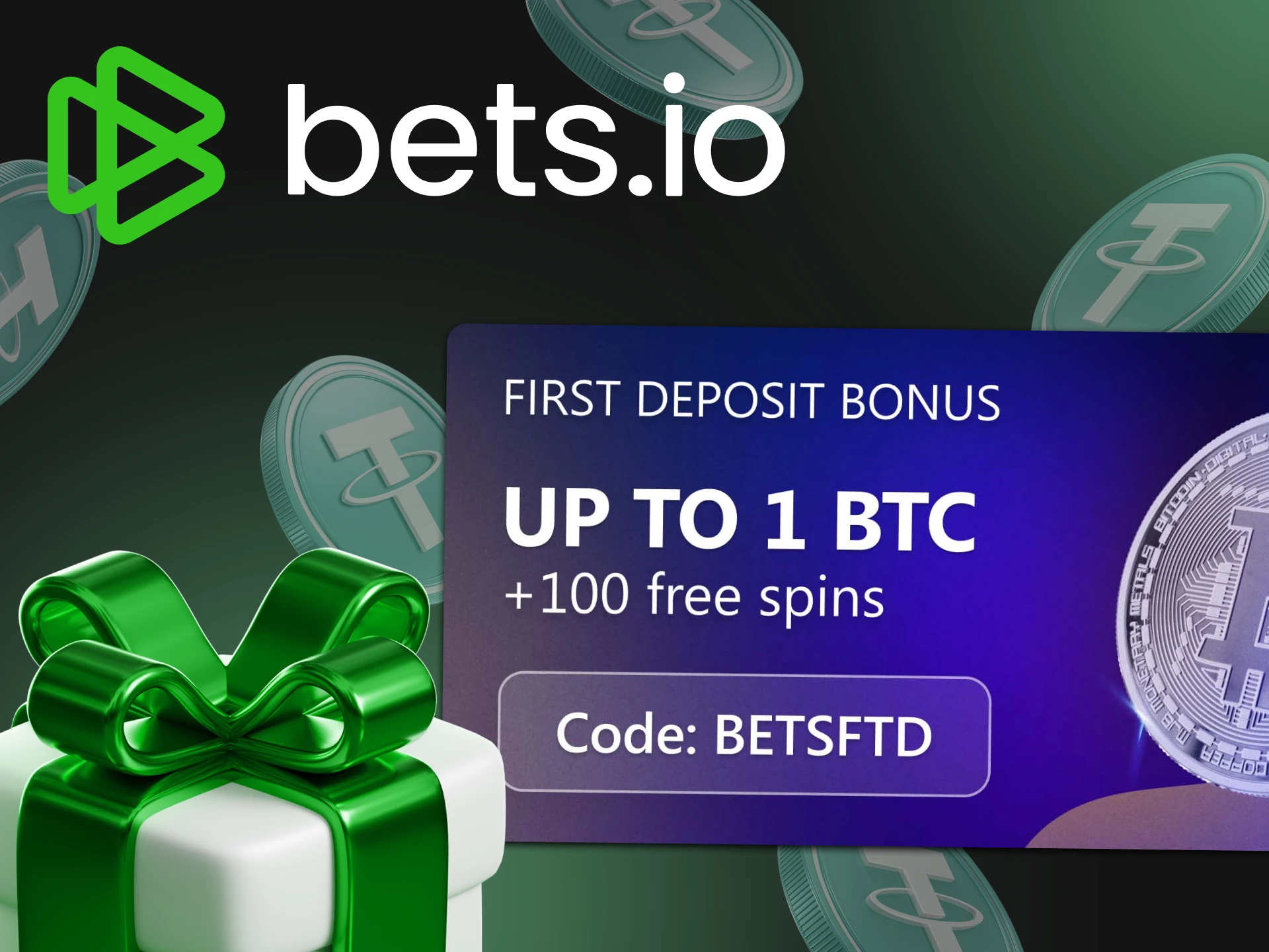 Bets.io is a casino where you can play with stablecoins such as Tether.