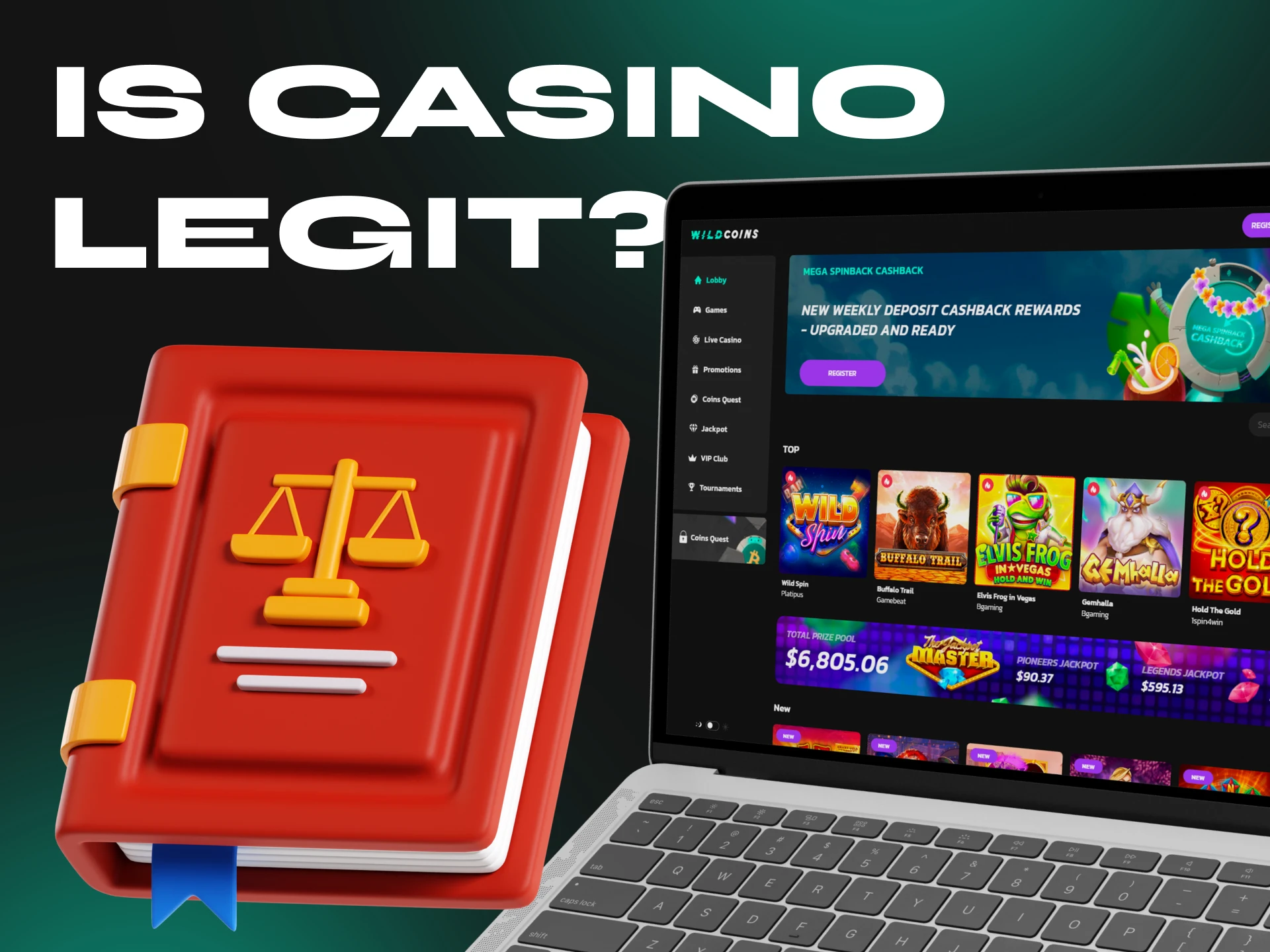 Here are some reasons why Wildcoins is a reputable and legitimate casino.