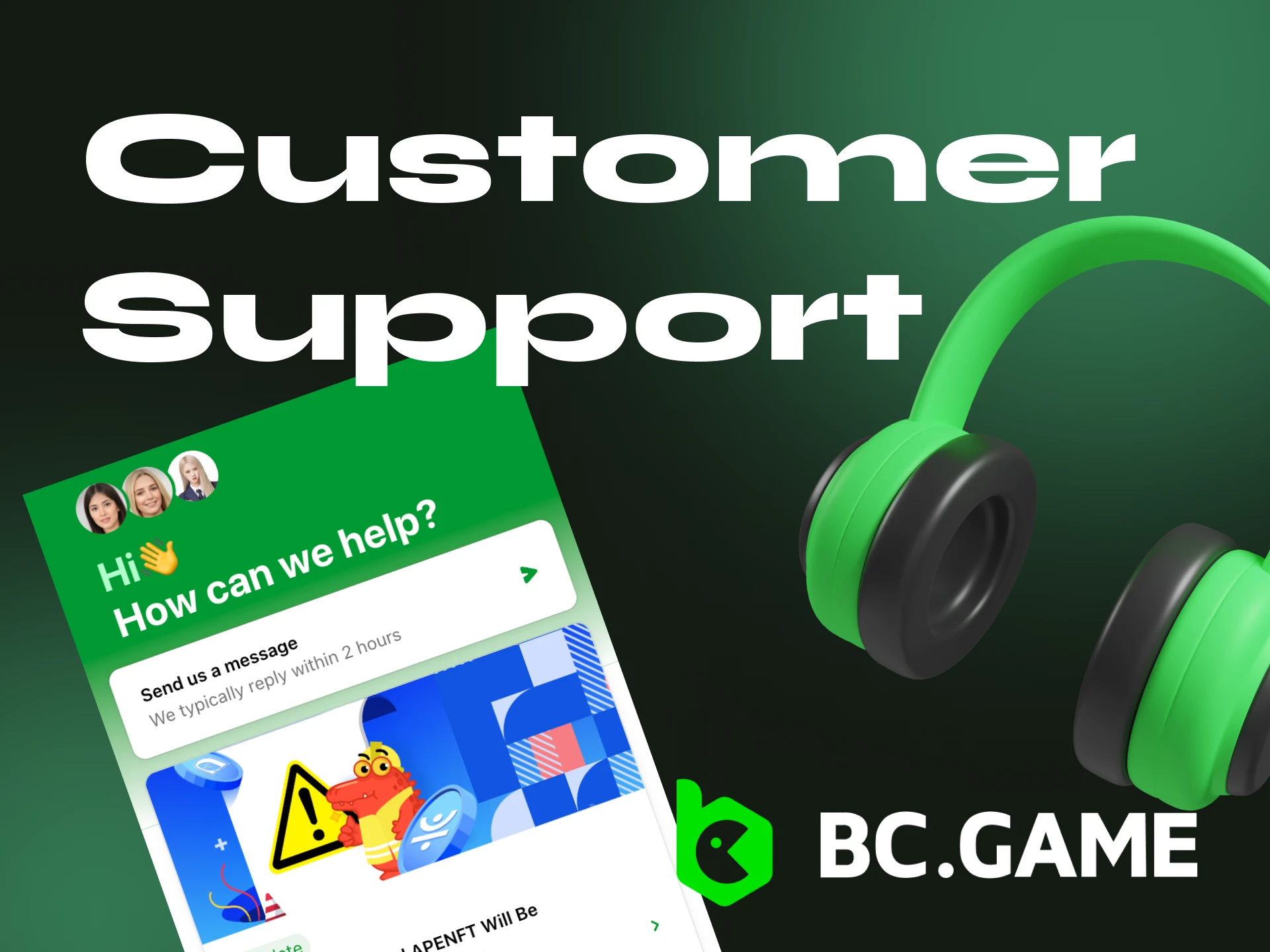 How can I contact BC Game online casino support.