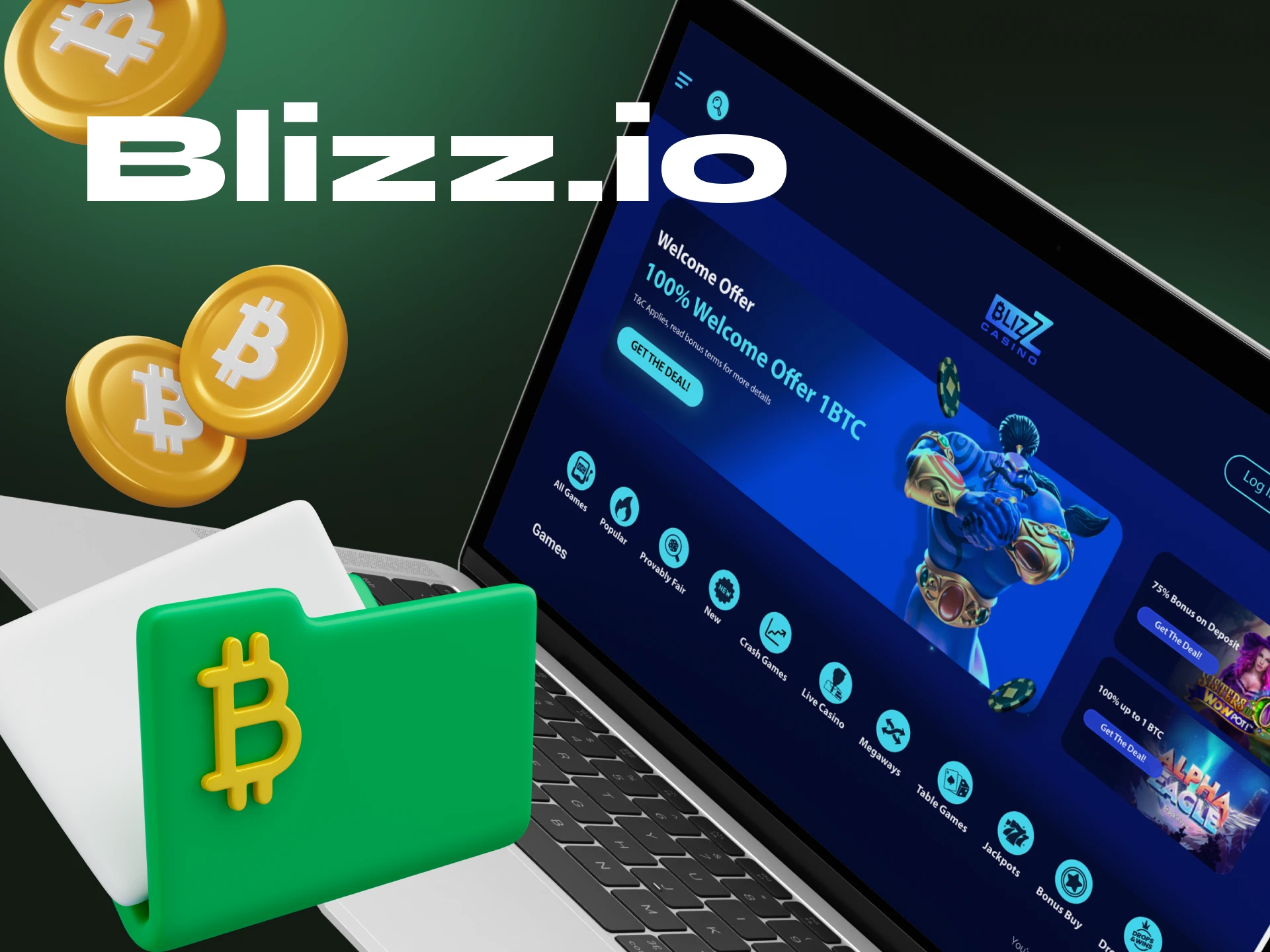 What cryptocurrencies does Blizz.io casino accept.