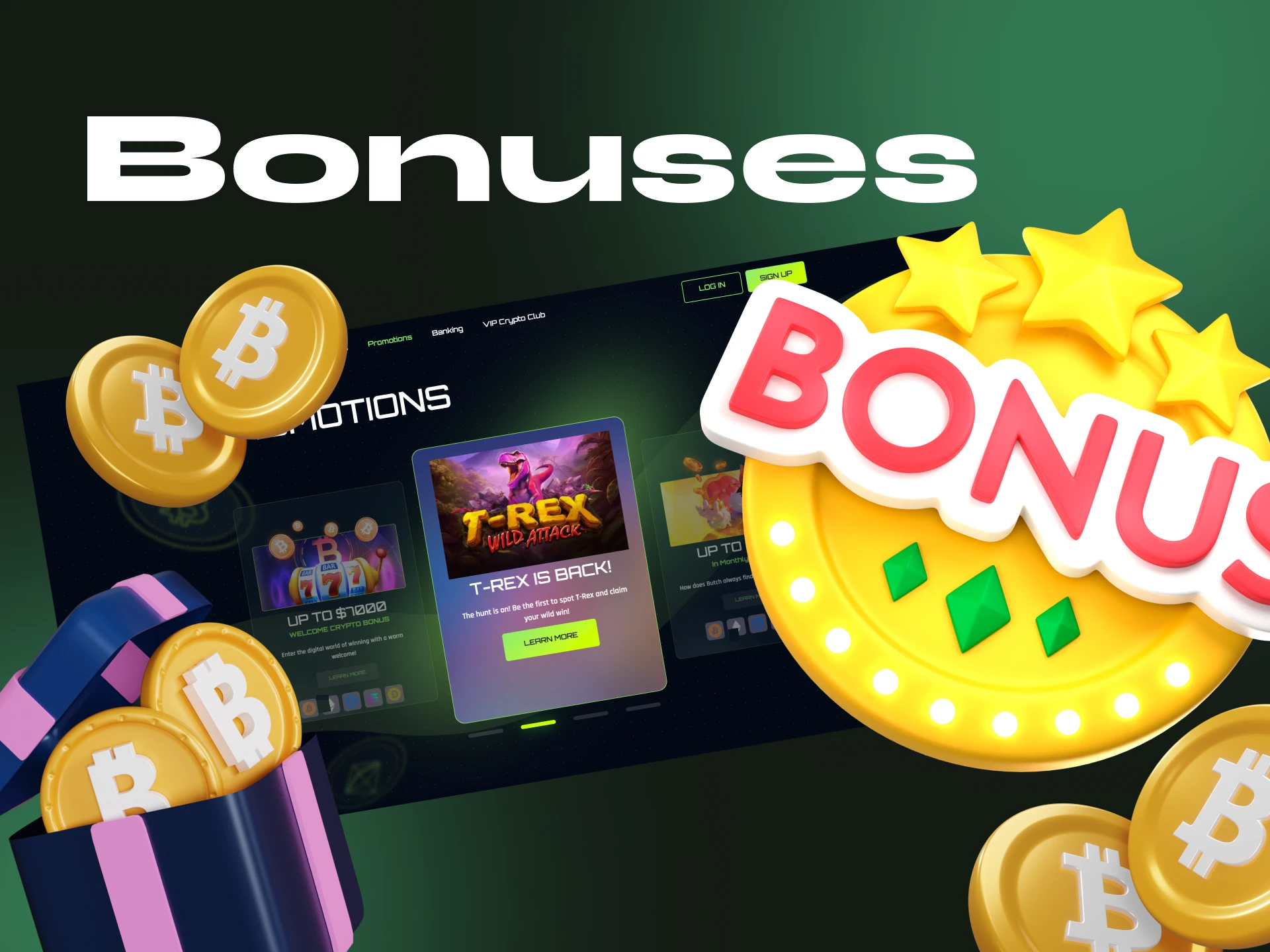 What are the bonuses at crypto casinos in India.