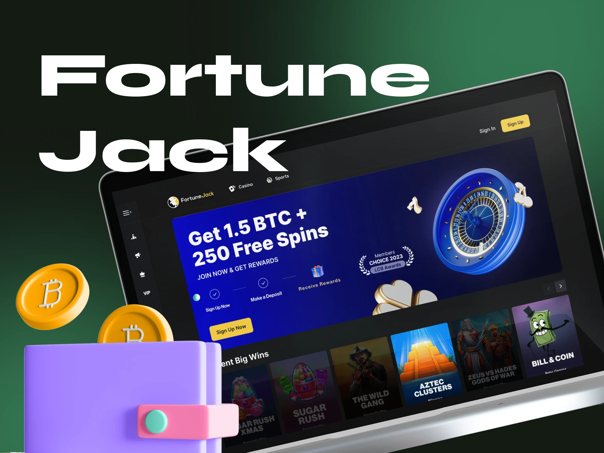 FortuneJack Casino has a user-friendly interface and a varied selection of games.