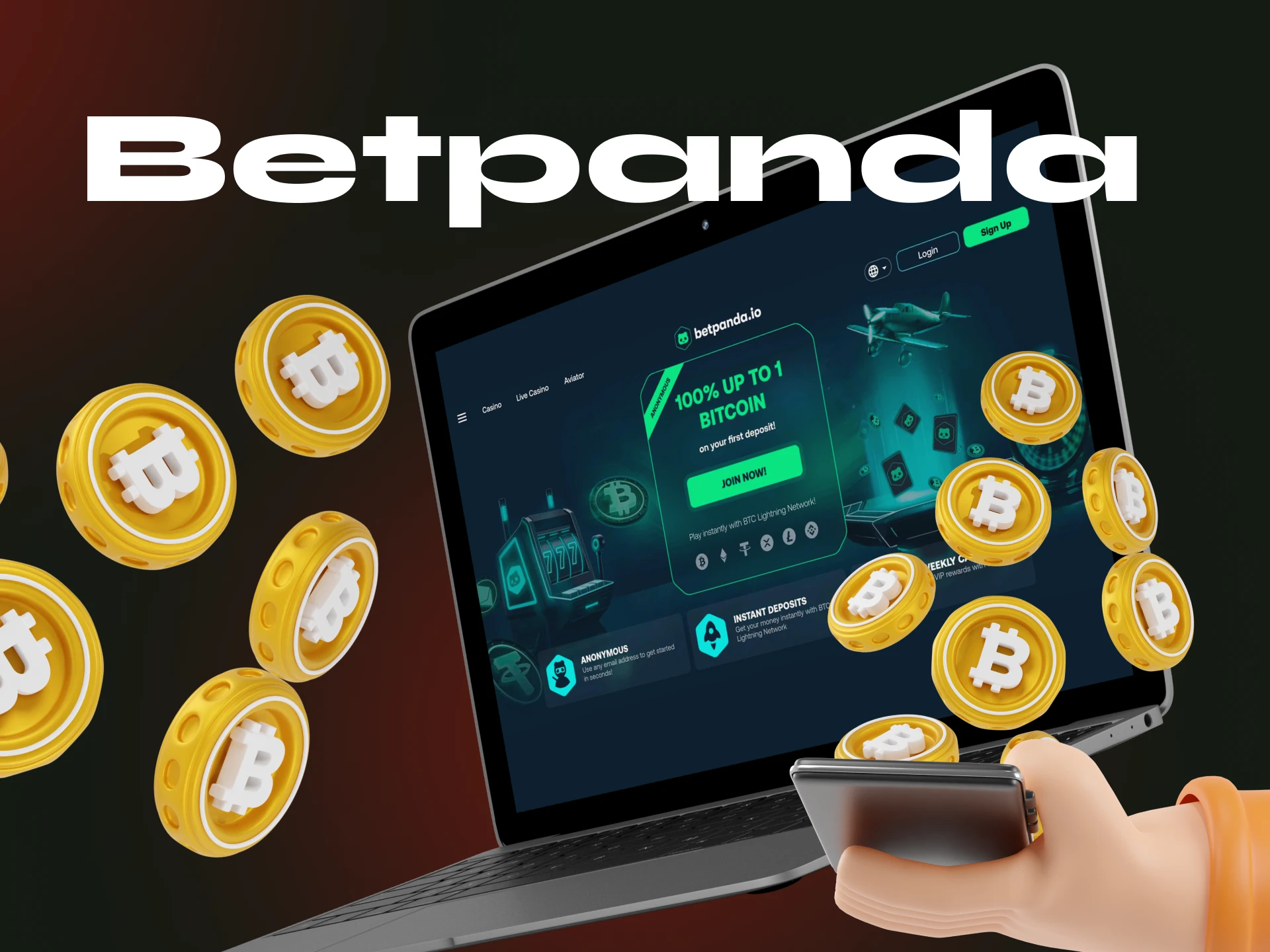 What welcome bonus will I receive at Betpanda online casino.