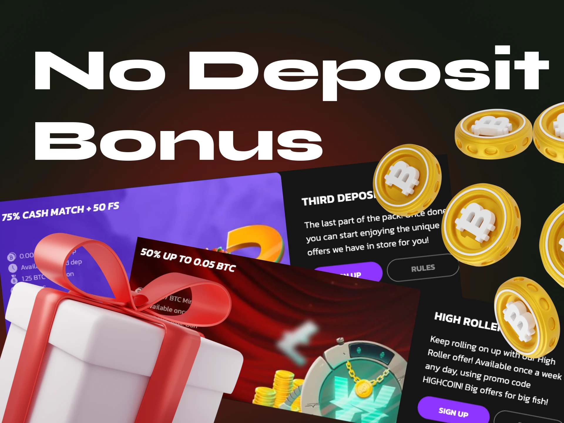 Which online casinos can I get no-deposit bonuses.