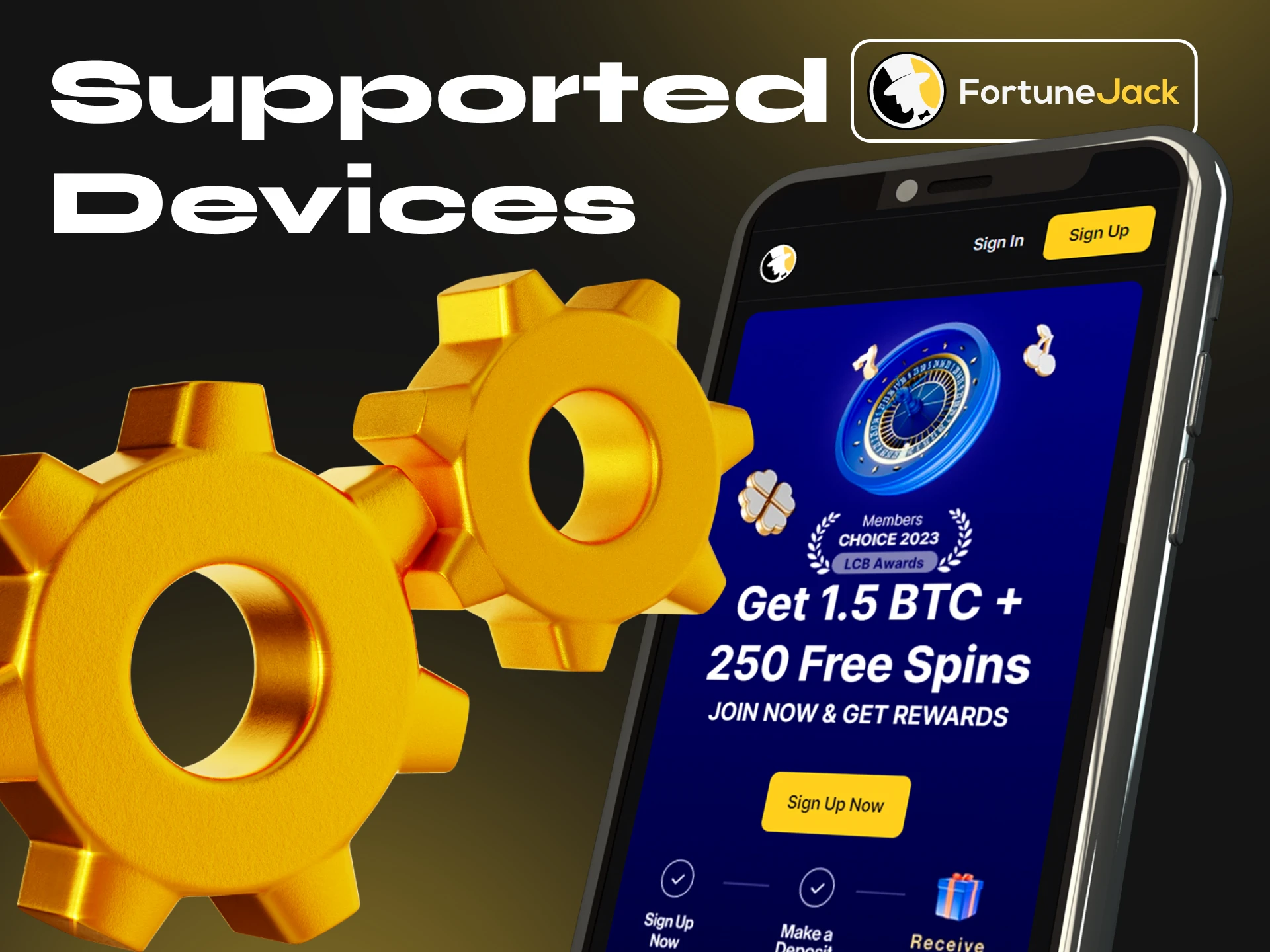 FortuneJack website supports all iPhone phones.