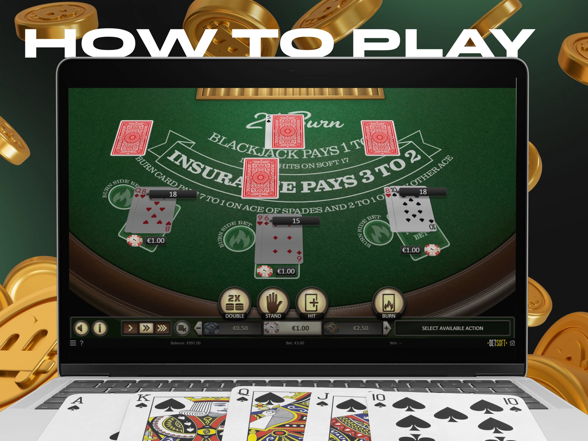 Playing blackjack using cryptocurrency is very simple.