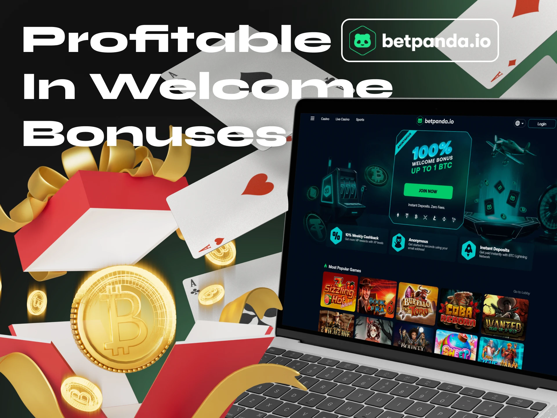 Get the Betpanda welcome bonus for more profitable blackjack play.