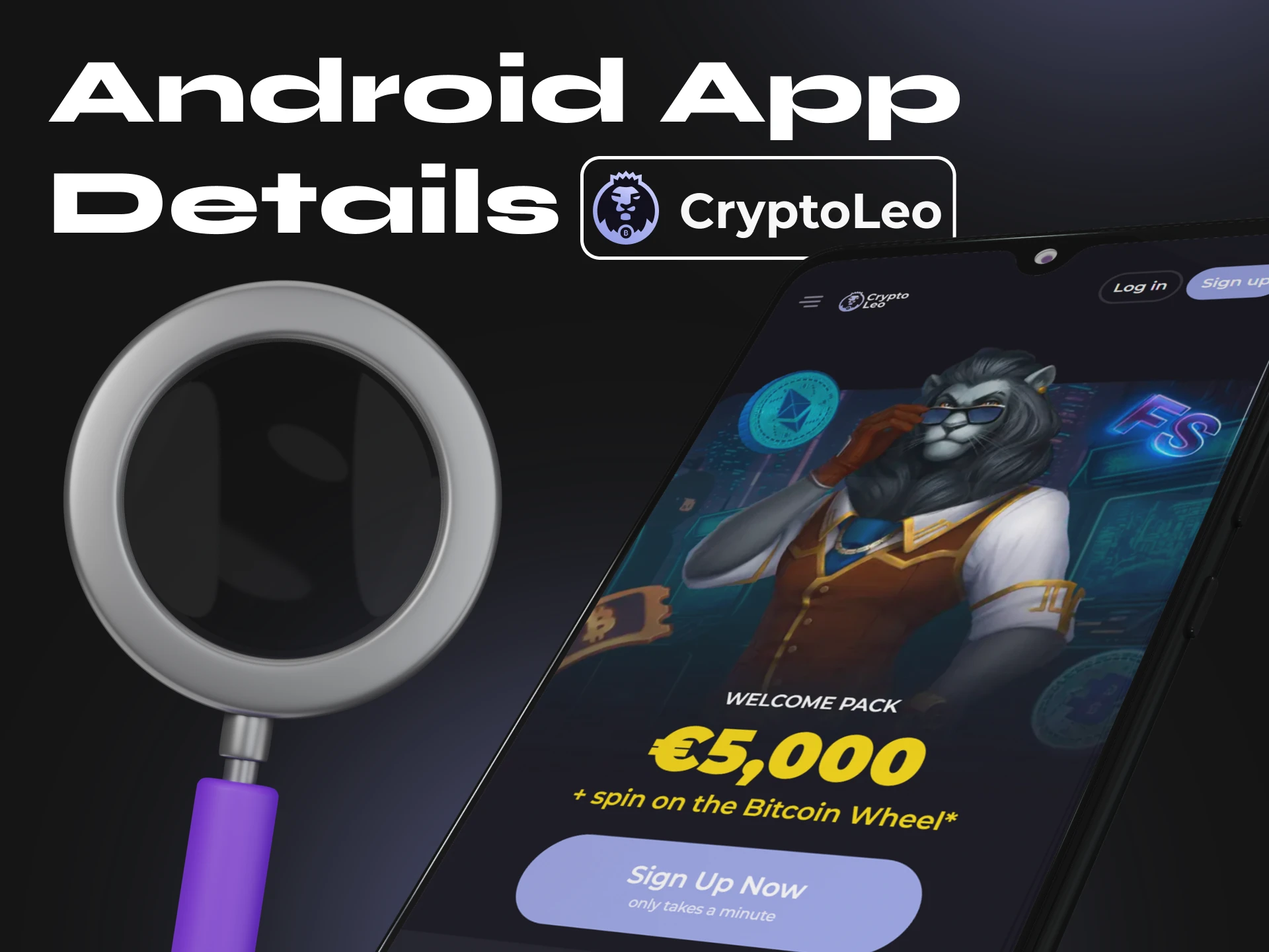 On Android you can use the Cryptoleo mobile site, it does not take up any space on your phone.
