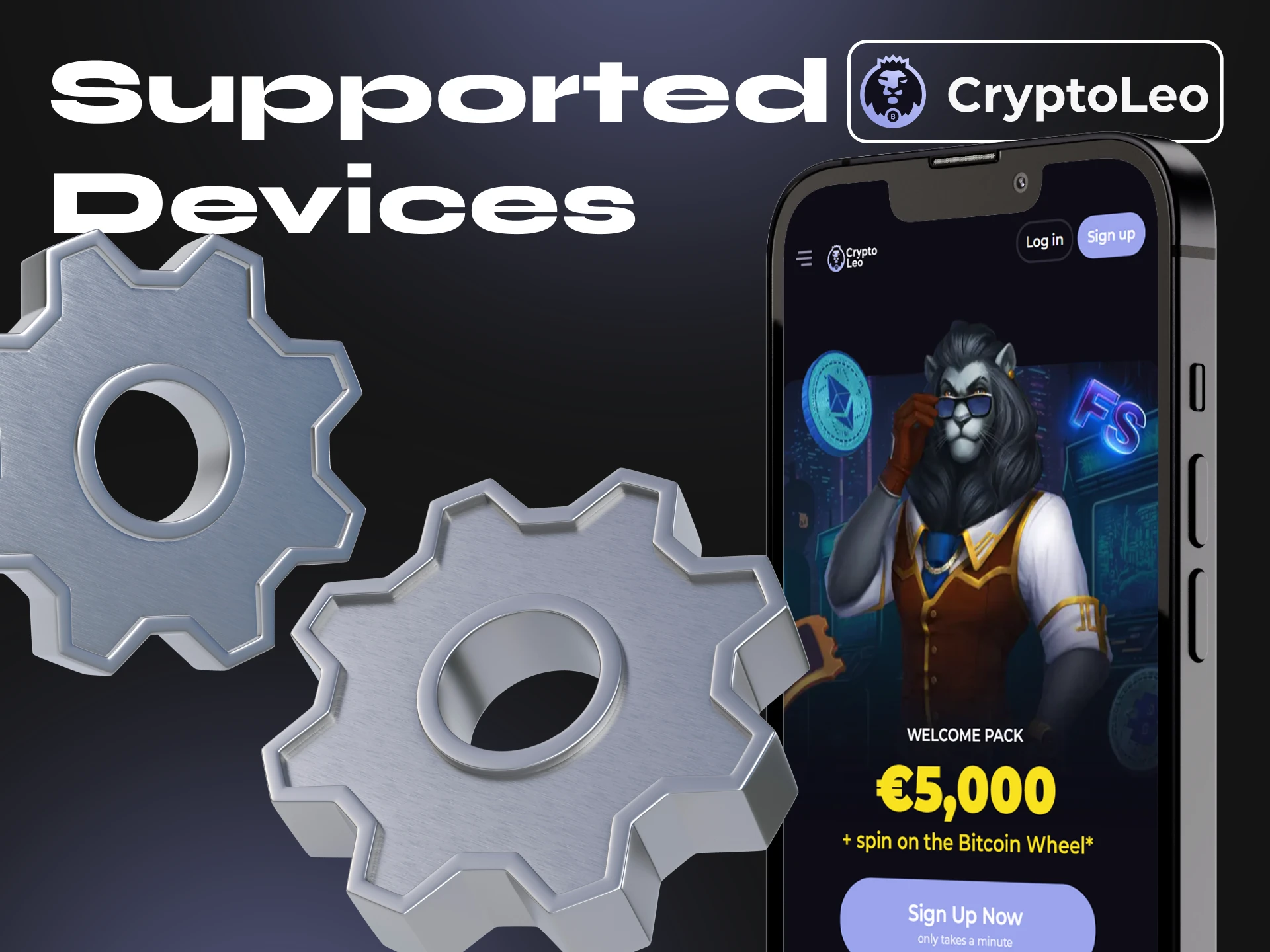 The Cryptoleo app supports all iOS devices.