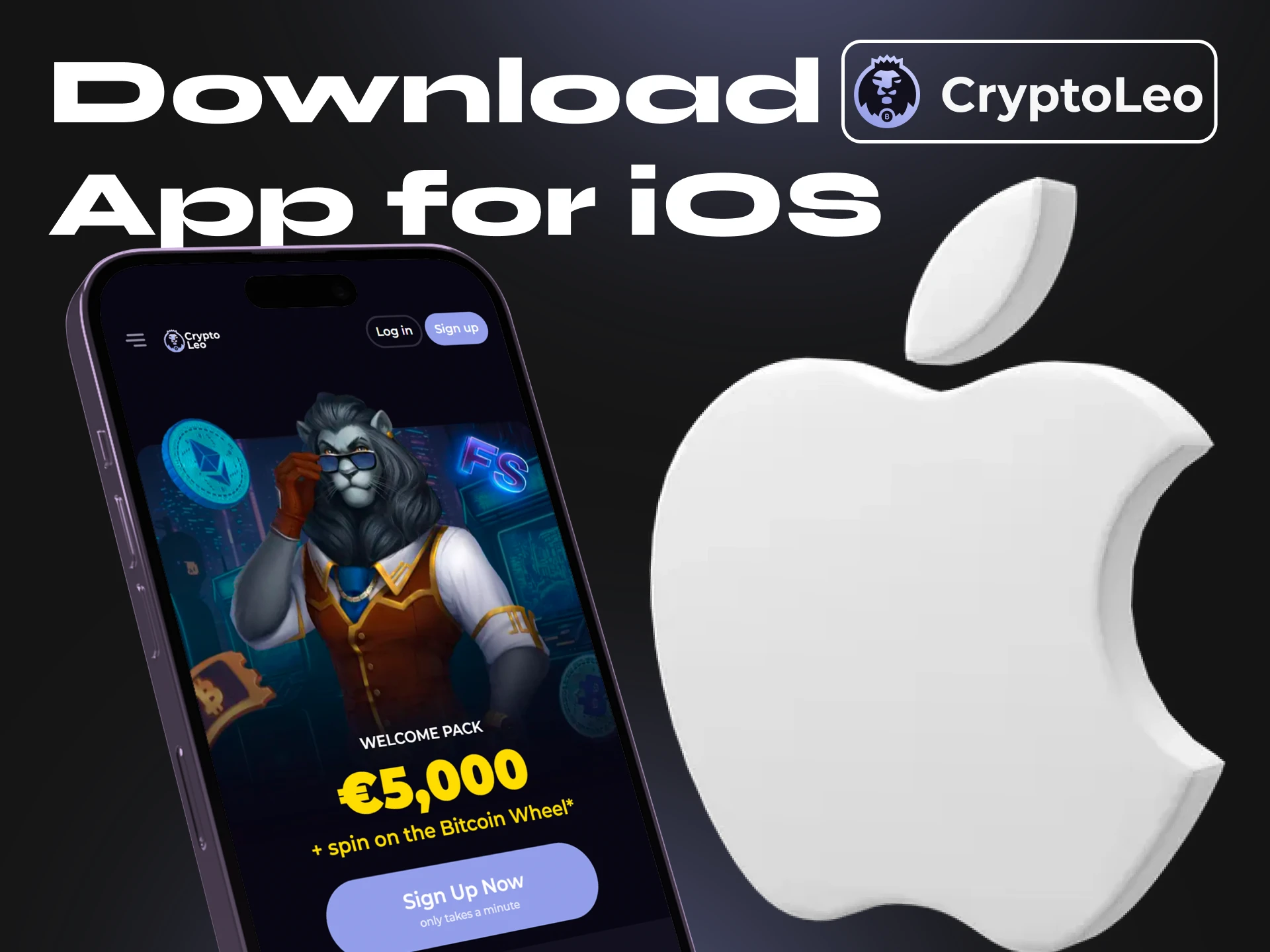 Follow these instructions to download the Cryptoleo app for iOS.