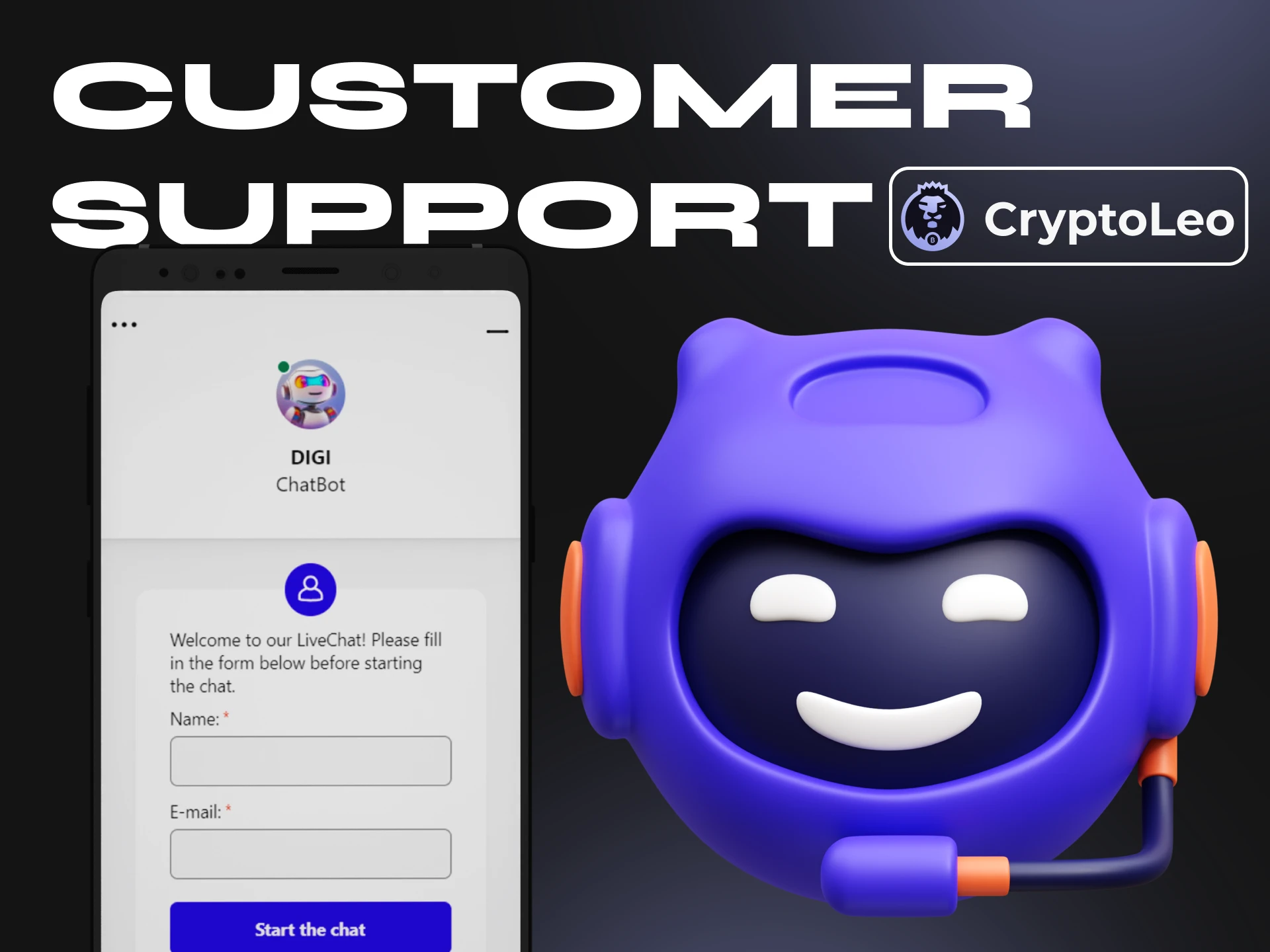 If you have any problems with the Cryptoleo app, you can contact their support team using the following methods.