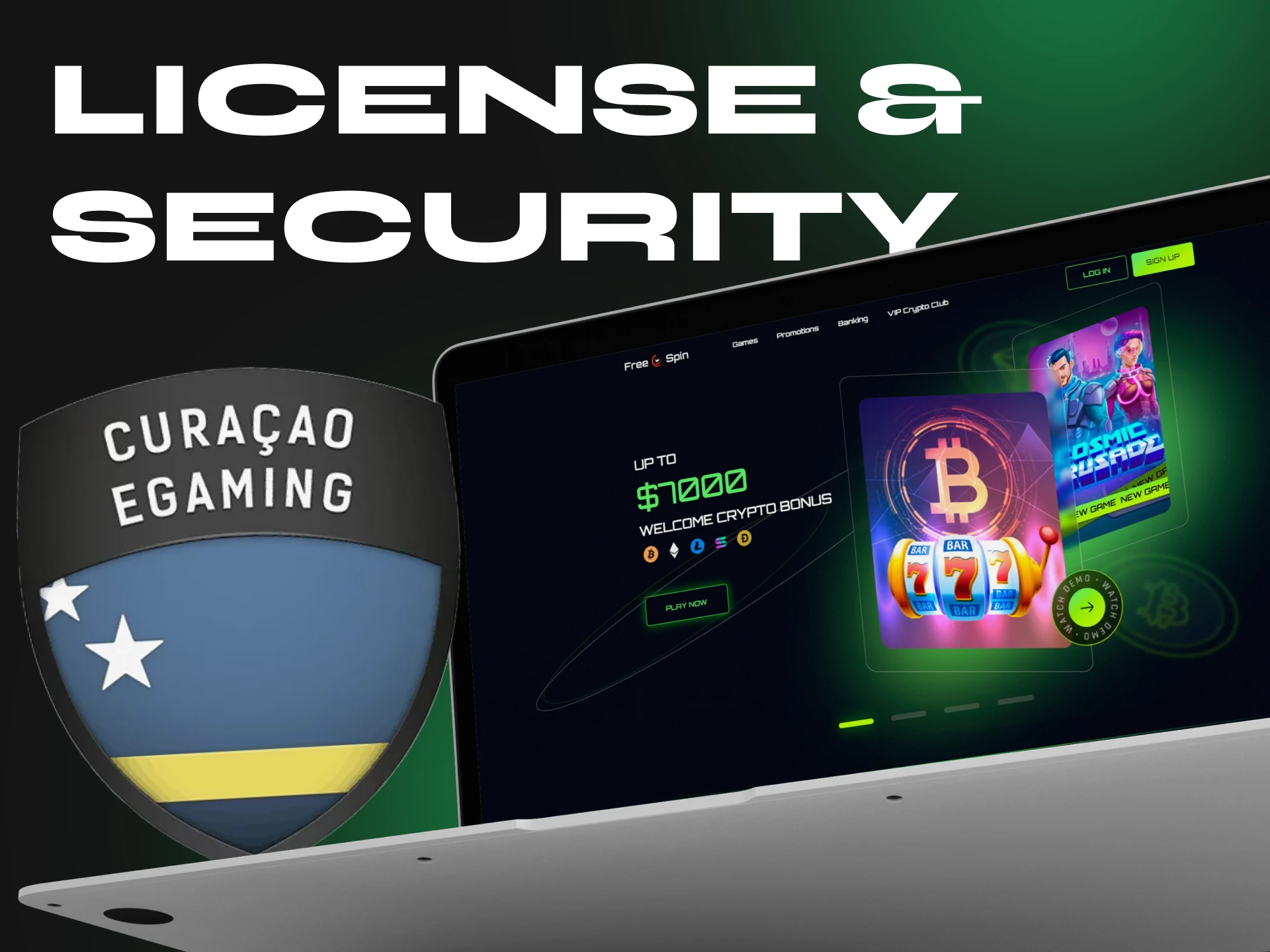 Free Spin Casino is a licensed casino.