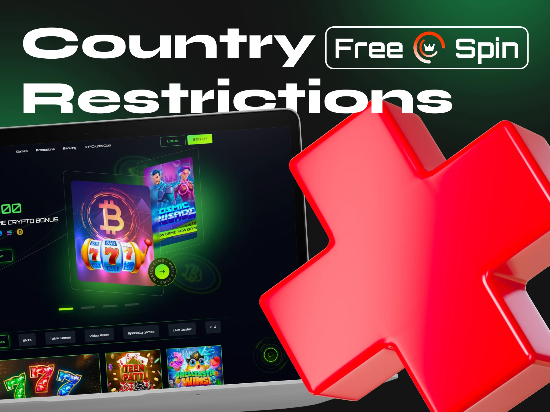 You cannot access Free Spin Casino in these countries.