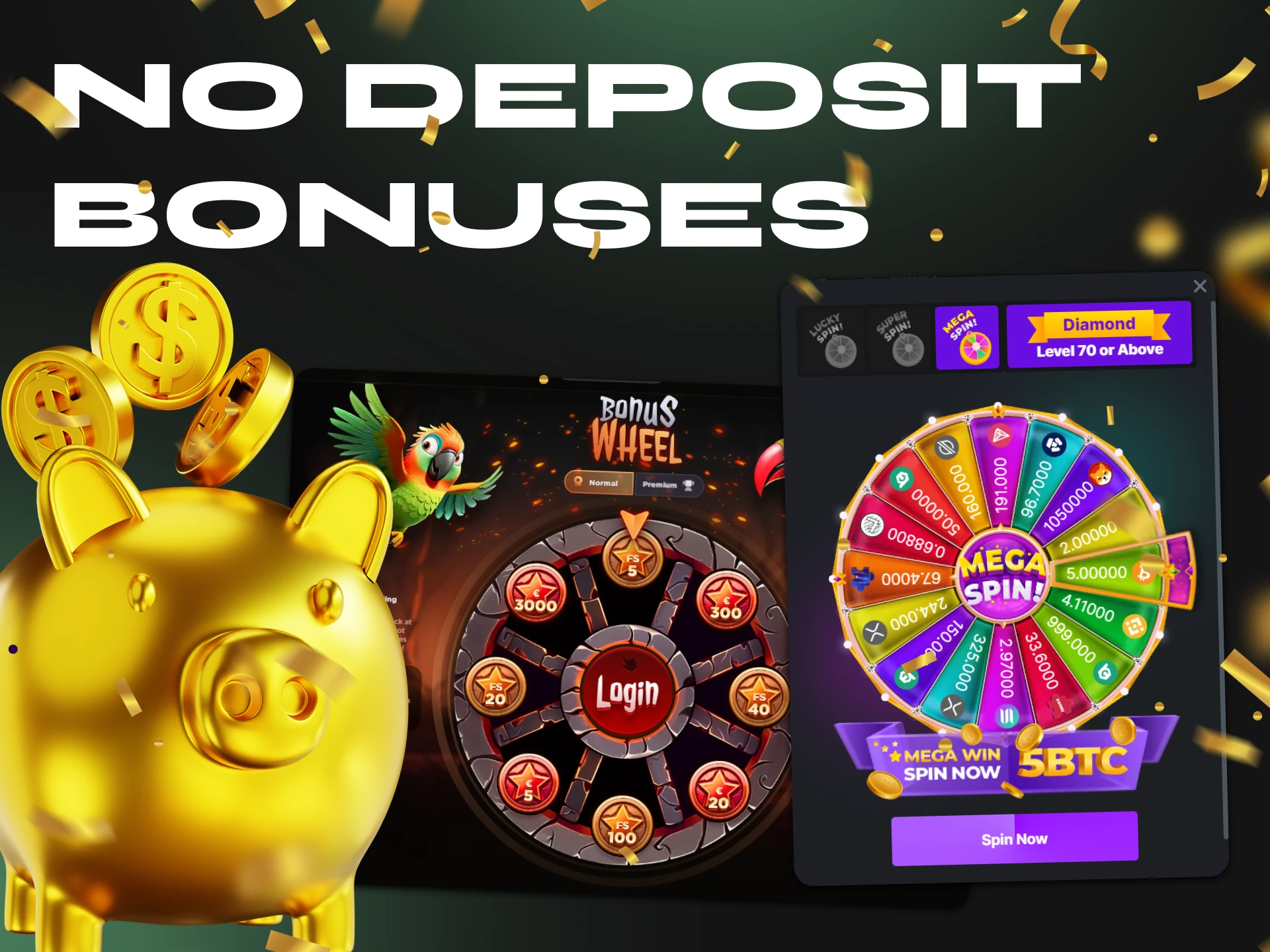 Use your no deposit bonus and spend it on playing poker.