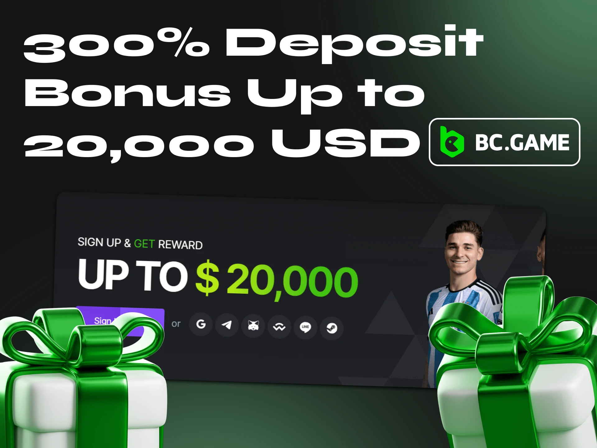 BC Game Casino offers a lucrative welcome bonus that you can use to play poker.