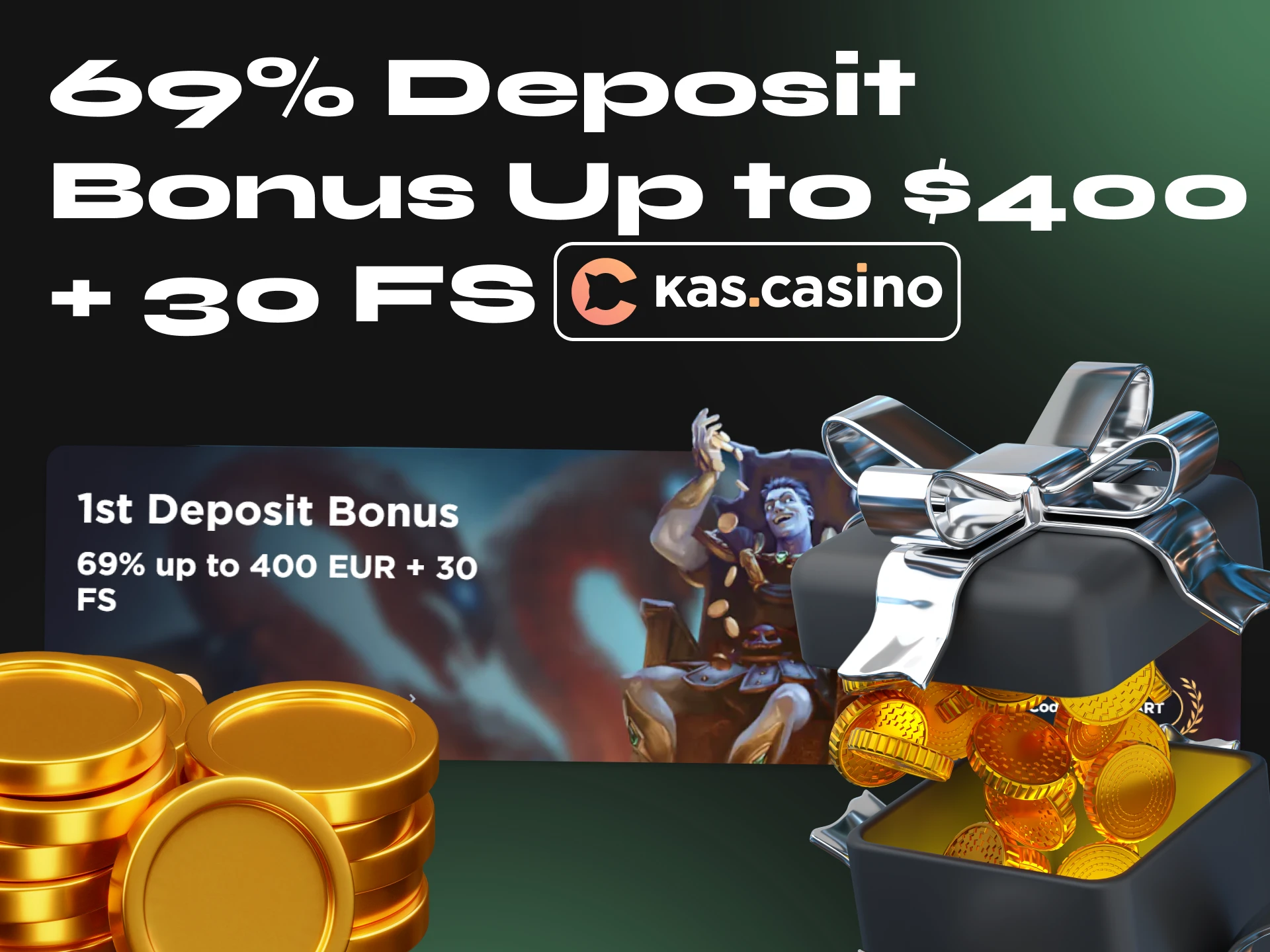 If you are looking for a casino where you can get a welcome bonus and use it in poker games, choose Kas Casino.